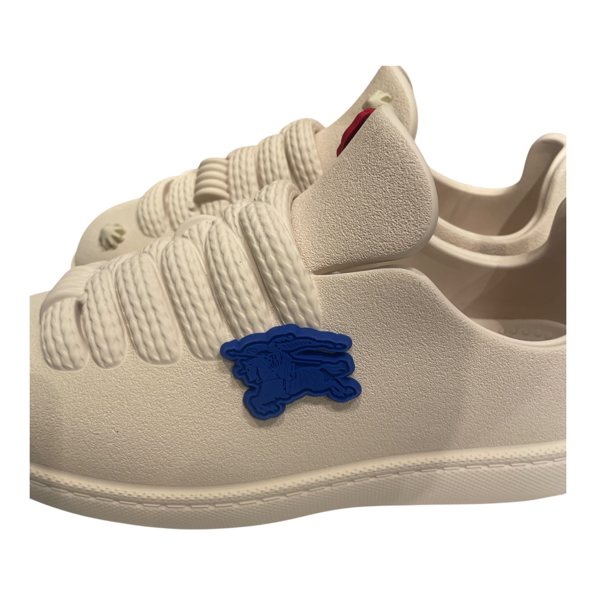 BURBERRY/Low-Sneakers/EU 40/CRM/FAUX LACE PRINTED SNEAKER view 4