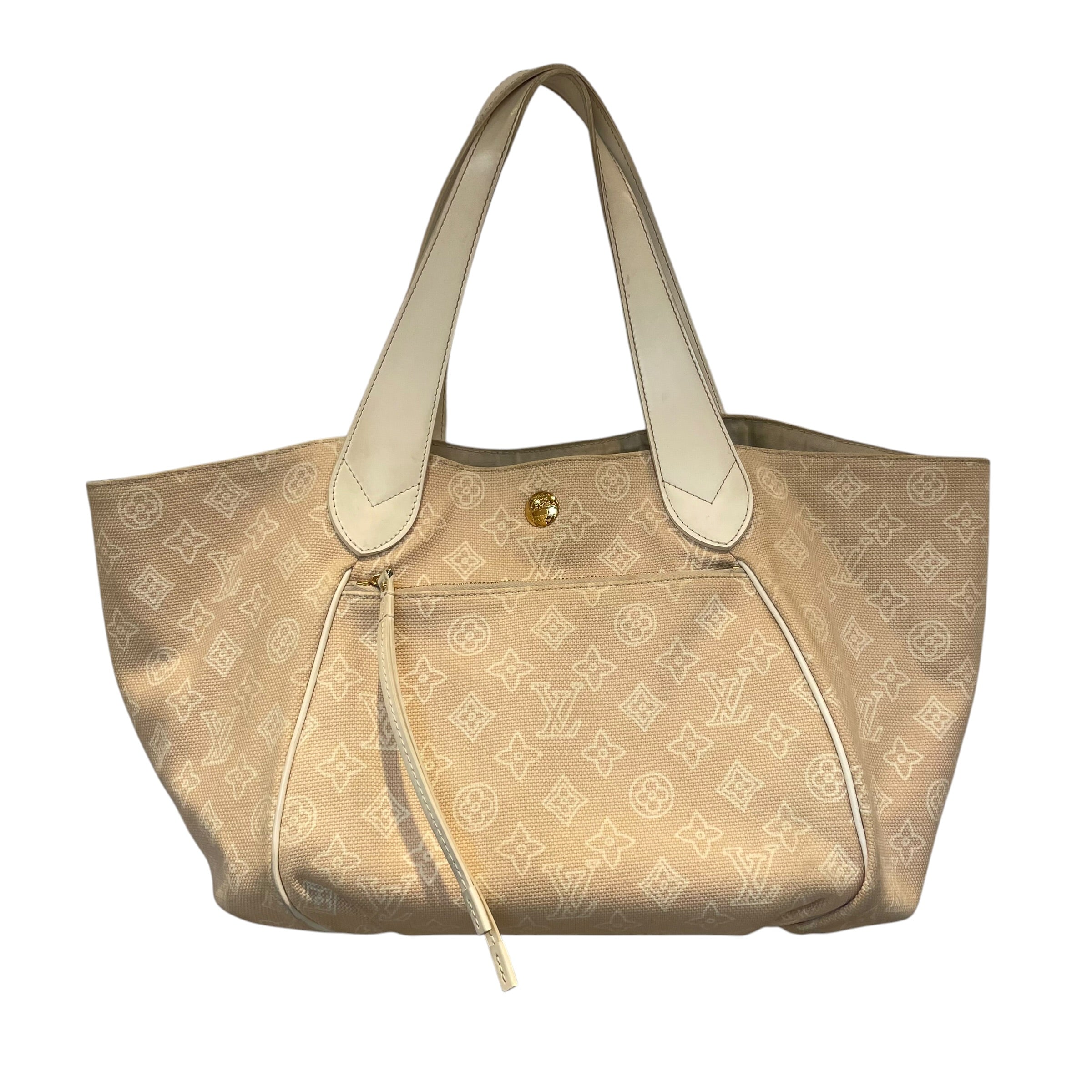 LOUIS VUITTON/Tote Bag/Monogram/CRM/MINI LIN CABAS IPANEMA view 1