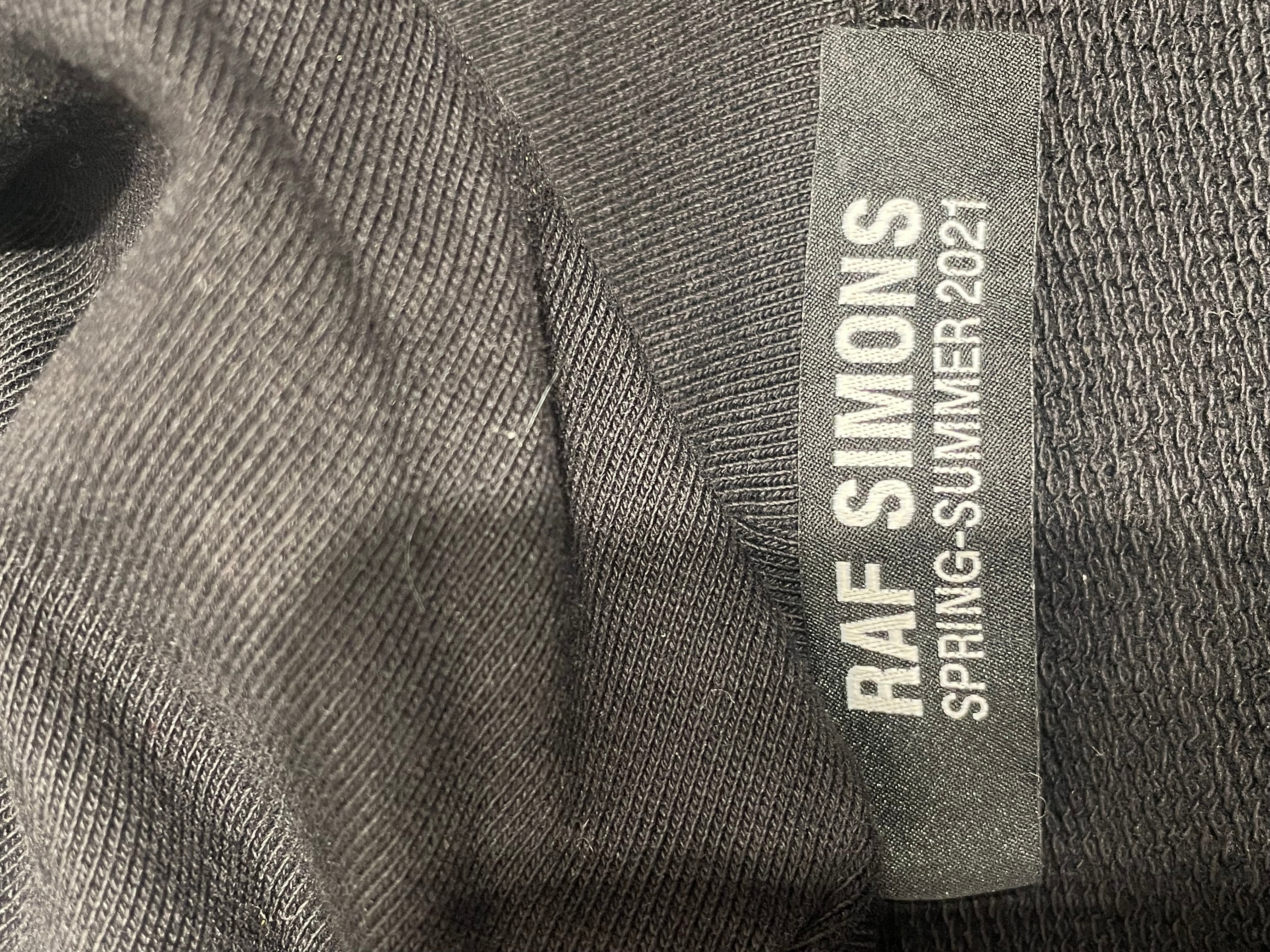 RAF SIMONS/Zip Up Hoodie/M/Cotton/BLK/Teenage Dreams Zip Up view 3