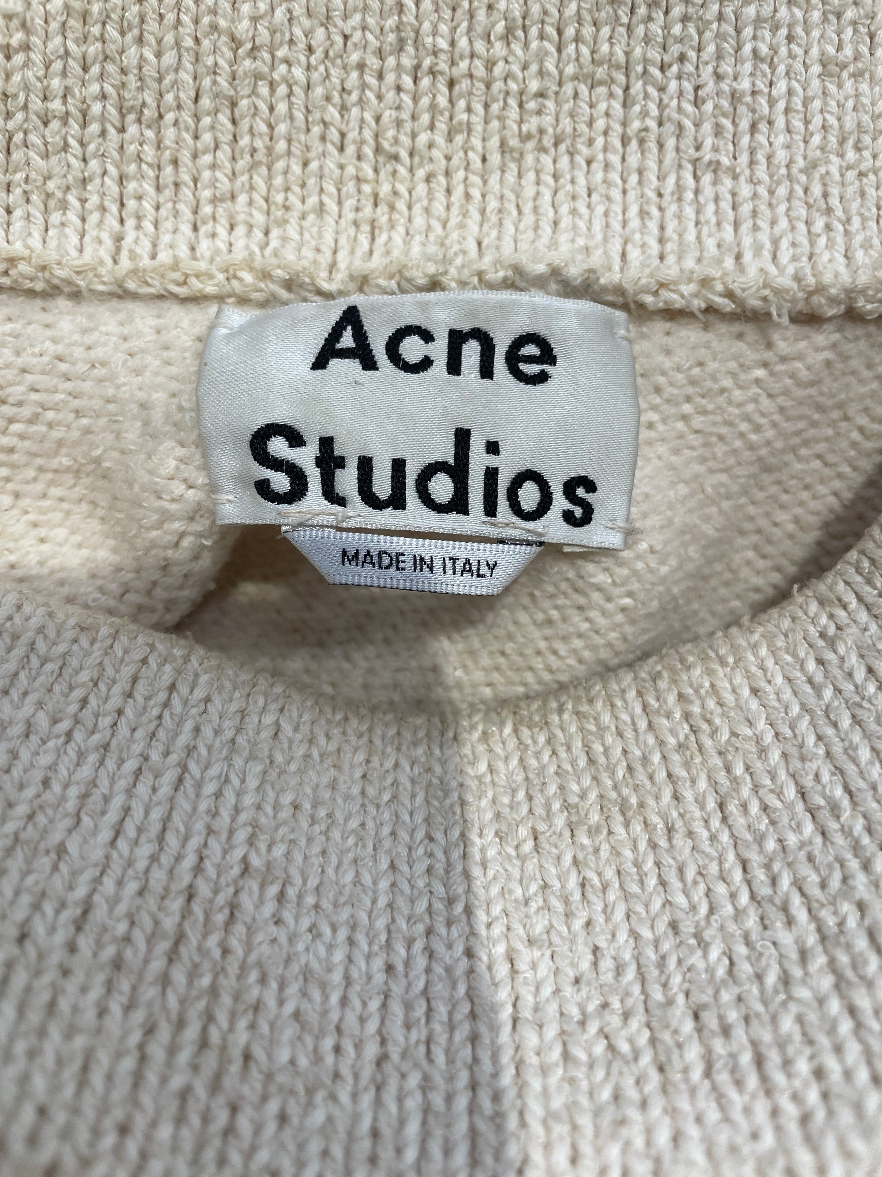 Acne Studios/Sweater/L/Cotton/CRM/turtleneck view 3