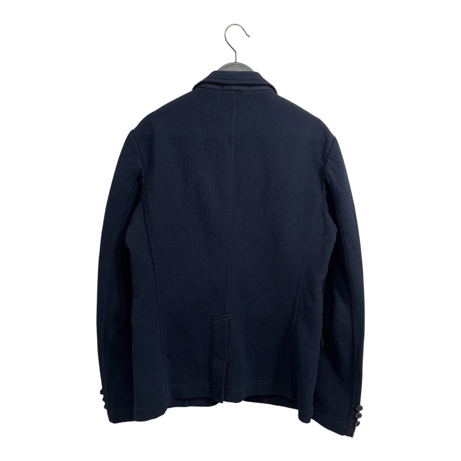 COMME des GARCONS/Tailored Jkt/S/Polyester/NVY/FLAP PKTS/3 BUTTON/HF-J031 view 2