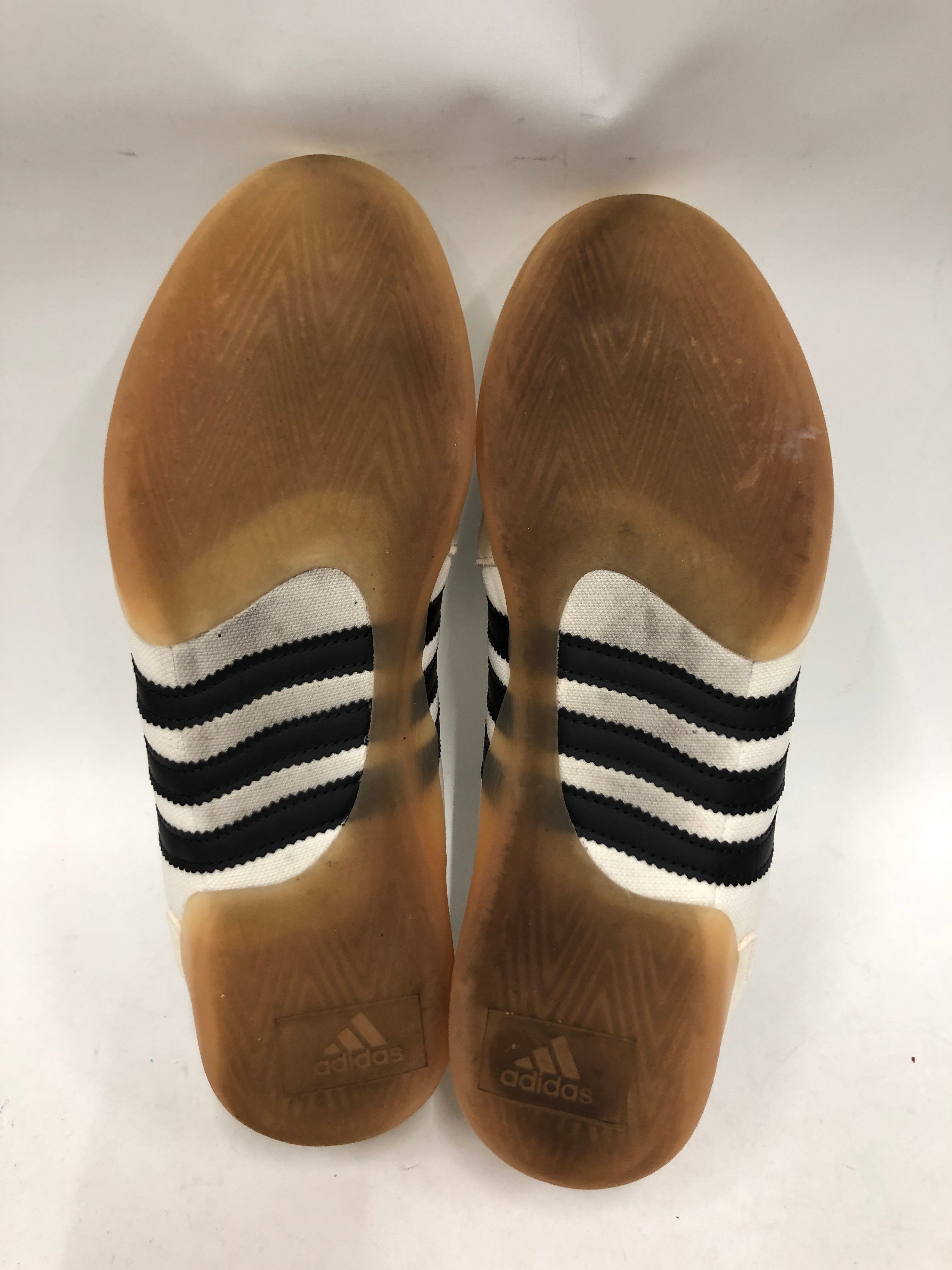 adidas/Low-Sneakers/US 9.5/Stripe/Polyester/WHT/Benito view 5