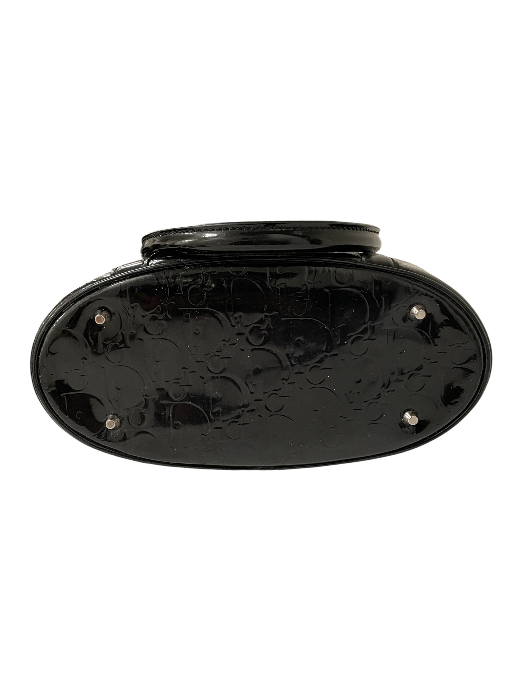 Christian Dior/Hand Bag/Monogram/Leather/BLK/03-BO-1008 view 3