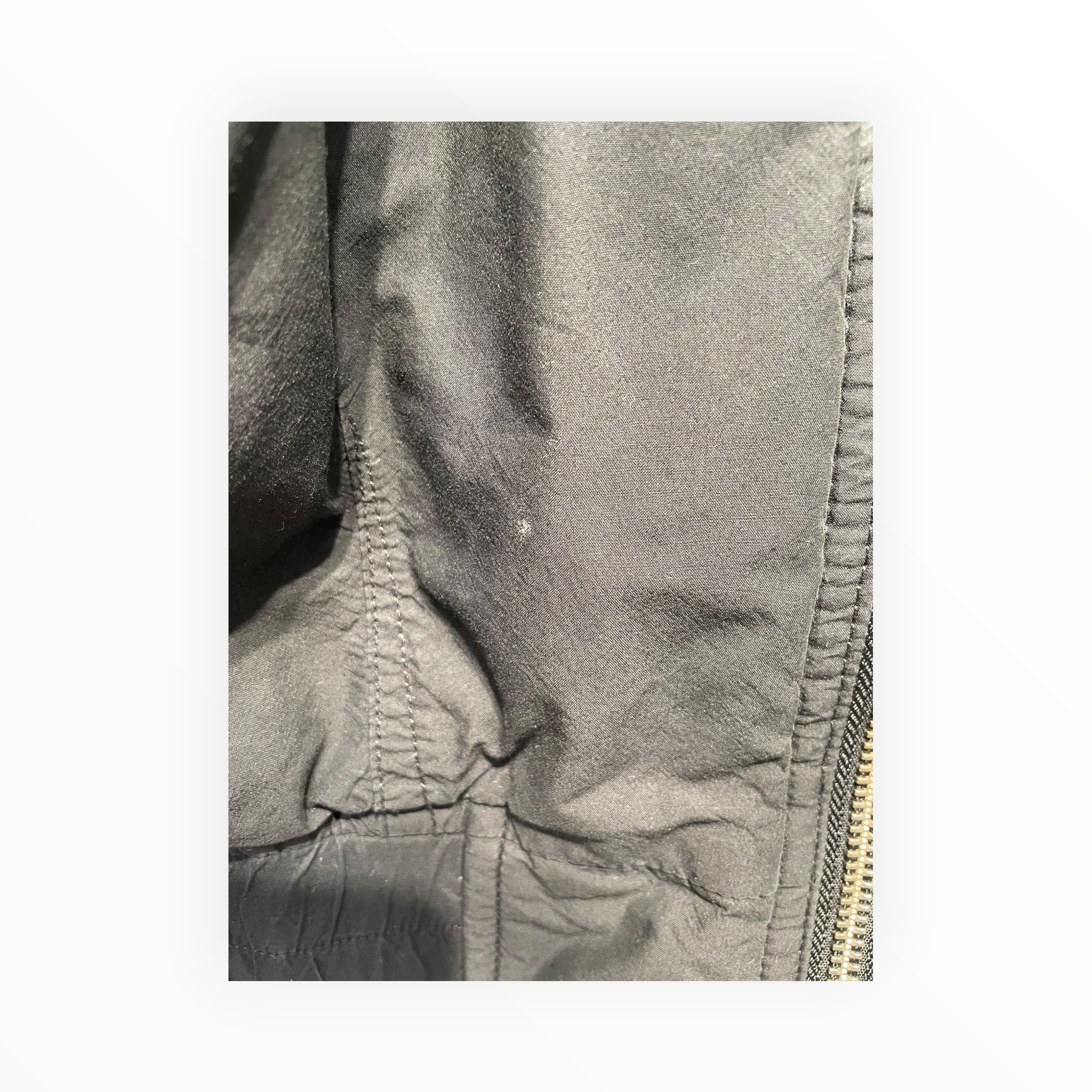 Supreme/Jacket/L/Polyester/BLK/LEATHER COLLAR JACKET view 6