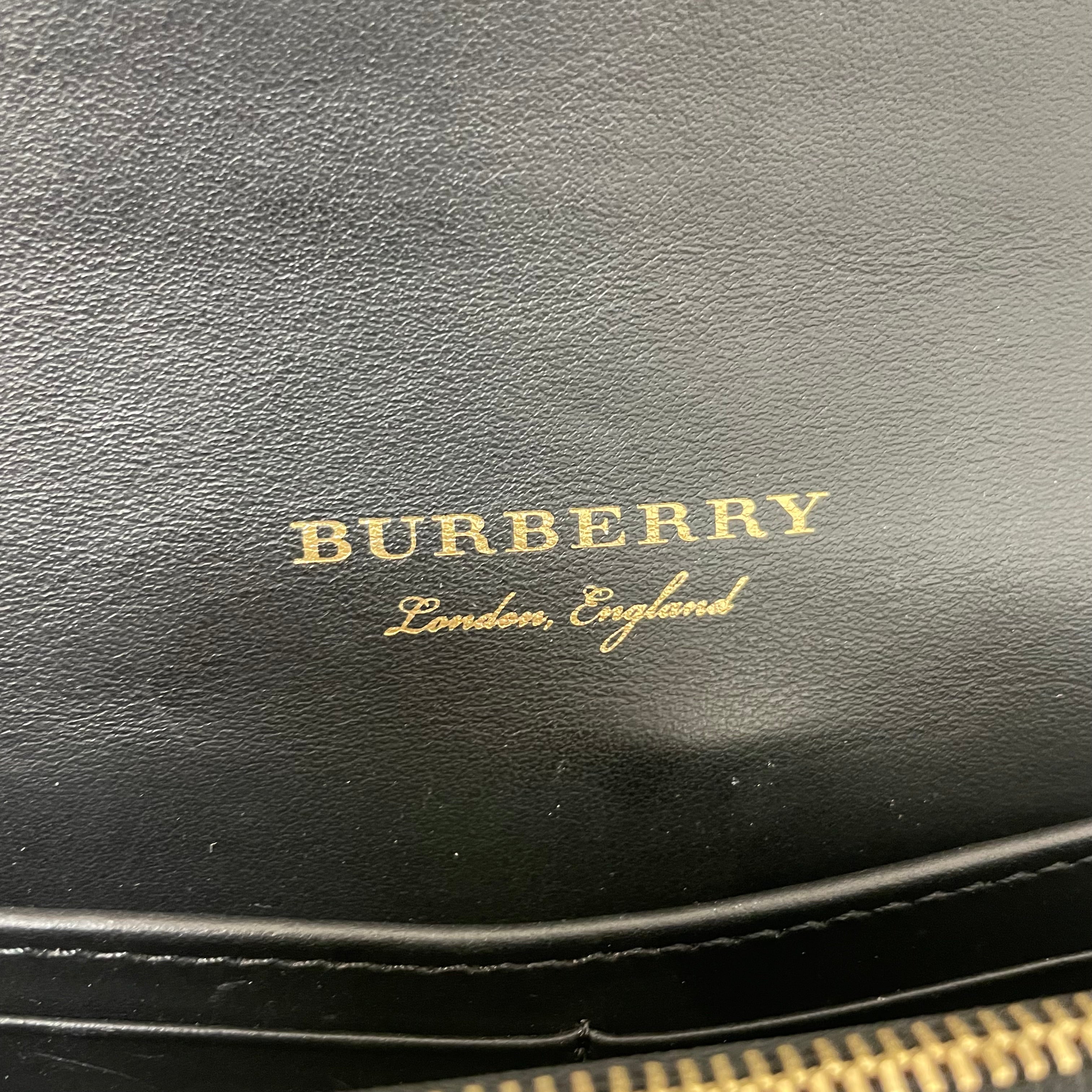 BURBERRY LONDON/Cross Body Bag/Plaid/Leather/MLT/Burberry Buckle House Check view 5