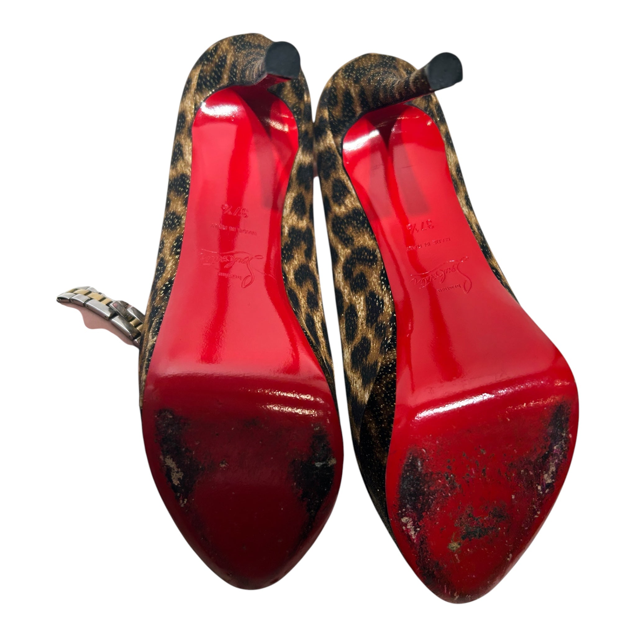 Christian Louboutin/Heels/US 6.5/Leopard/CML/PEEP TOE PLATFORM view 4