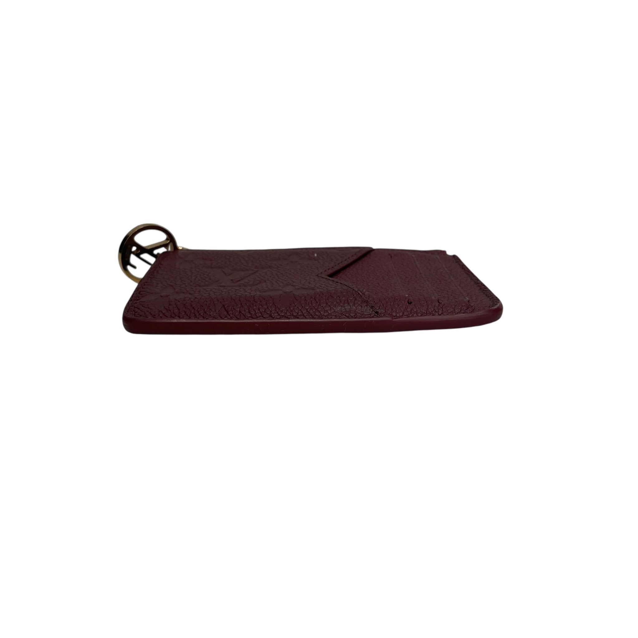 LOUIS VUITTON/Coin Wallet/Monogram/Leather/BRD/ROMY CARD HOLDER view 3