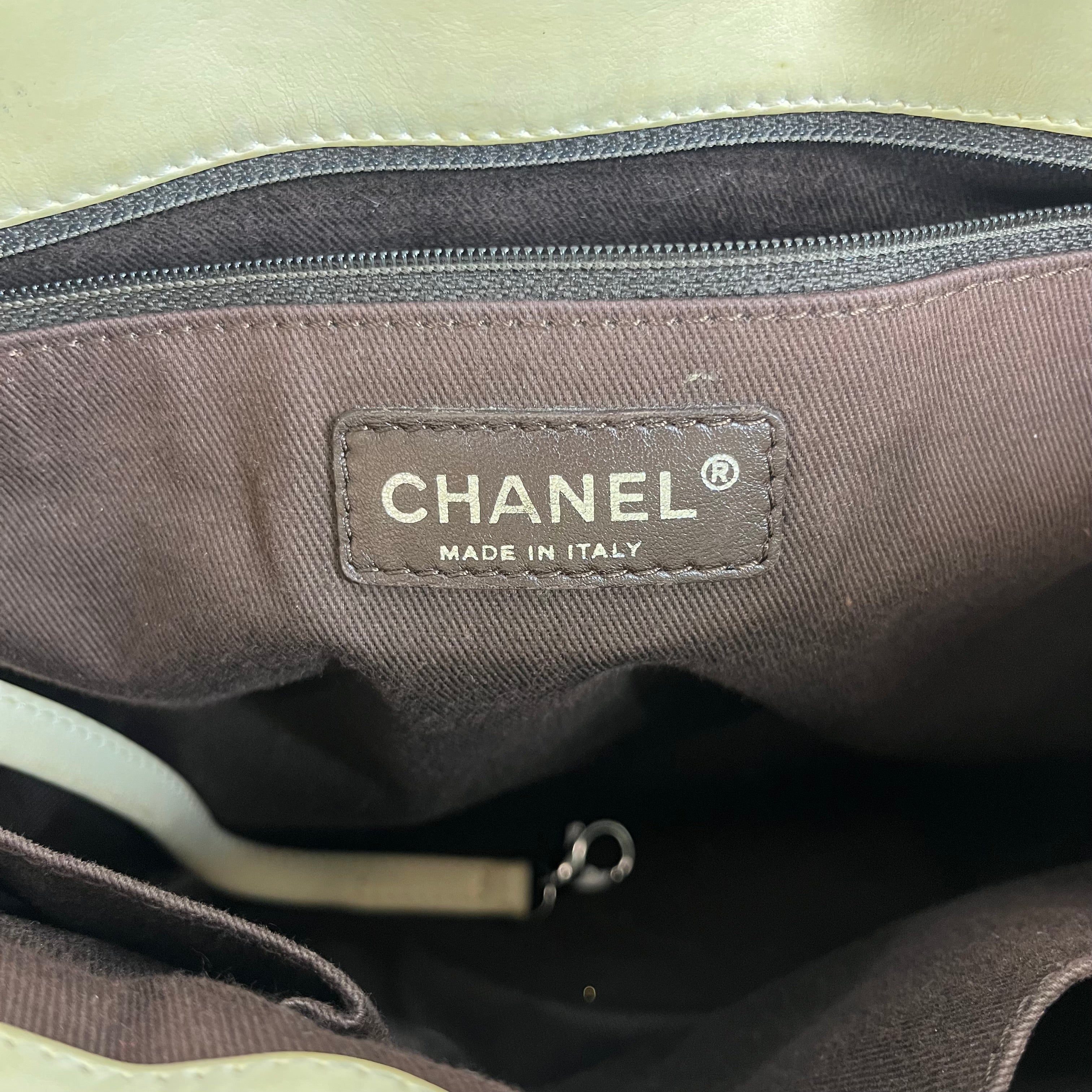 CHANEL/Hand Bag/Leather/CRM/COUNTRY CLUB TOTE view 5