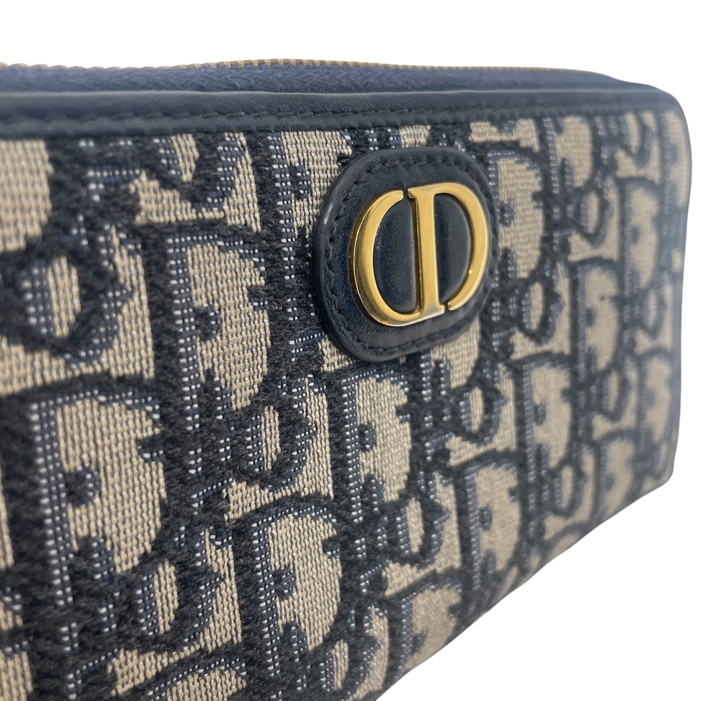 Christian Dior/Long Wallet/Cotton/NVY/30 montaigne voyageur view 6