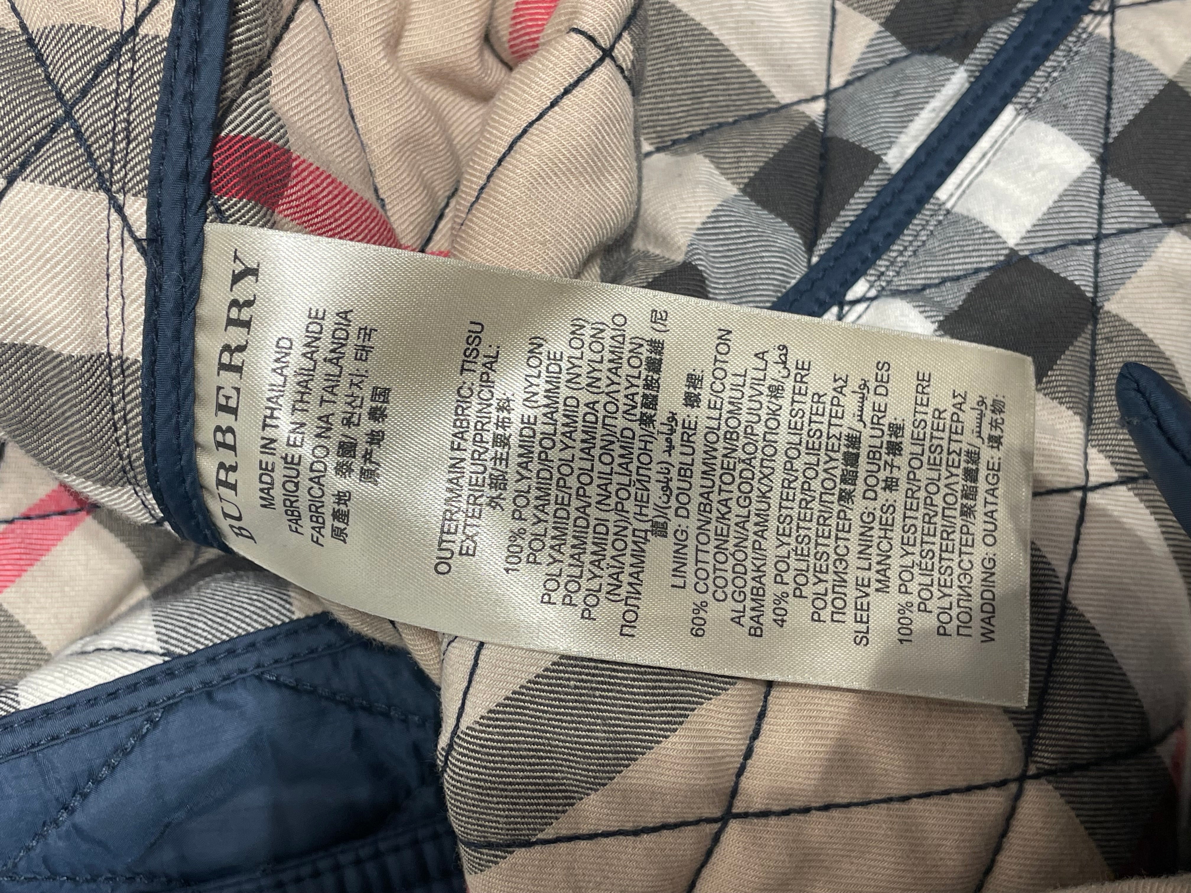 BURBERRY/Jacket/S/NVY/Mens Quilted Jacket Navy view 4