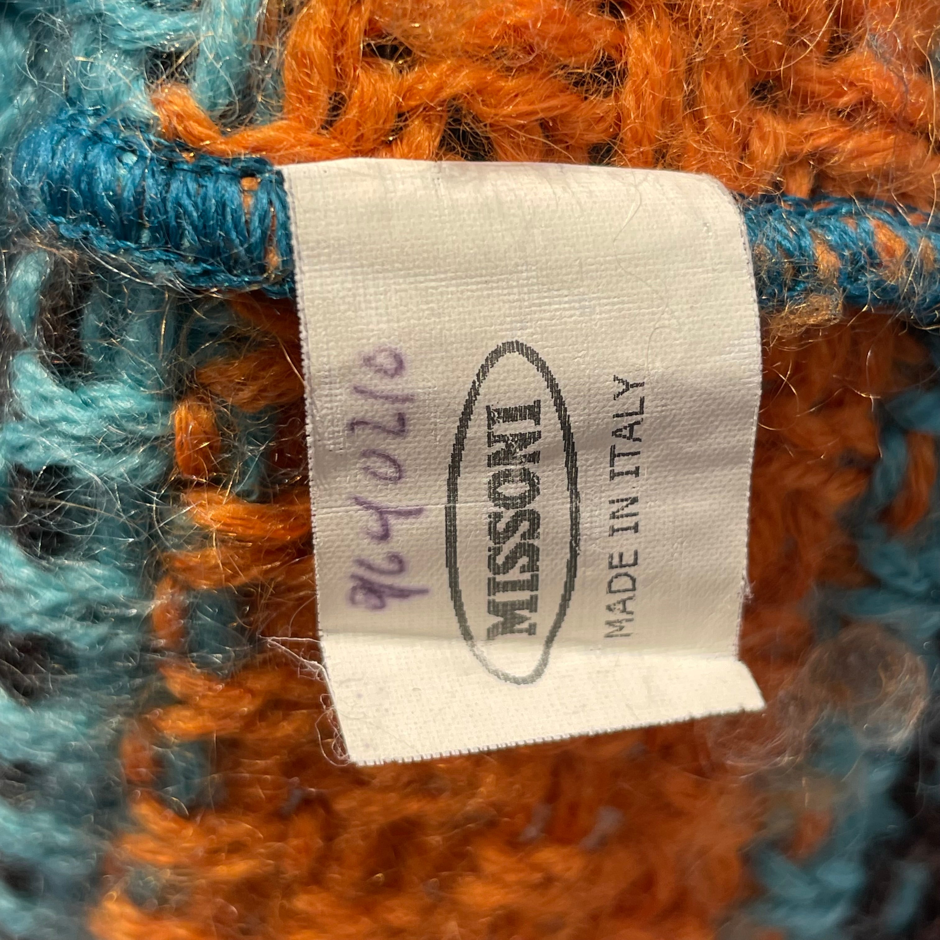 MISSONI/Sweater/XL/Stripe/Wool/MLT/org/blu/brwn view 6