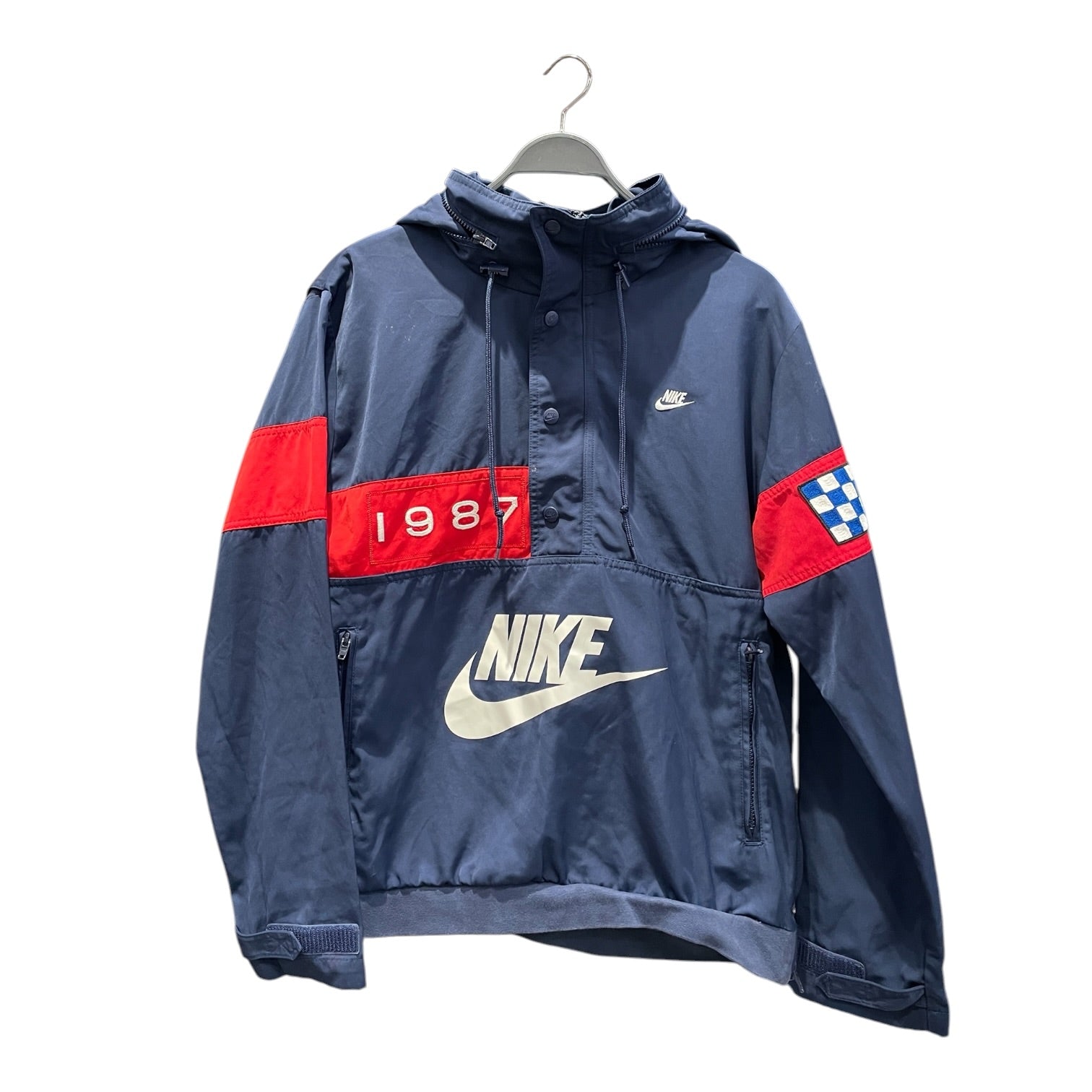 NIKE/Hoodie/M/Polyester/NVY/Reissue Walliwaw Woven Sailing view 1
