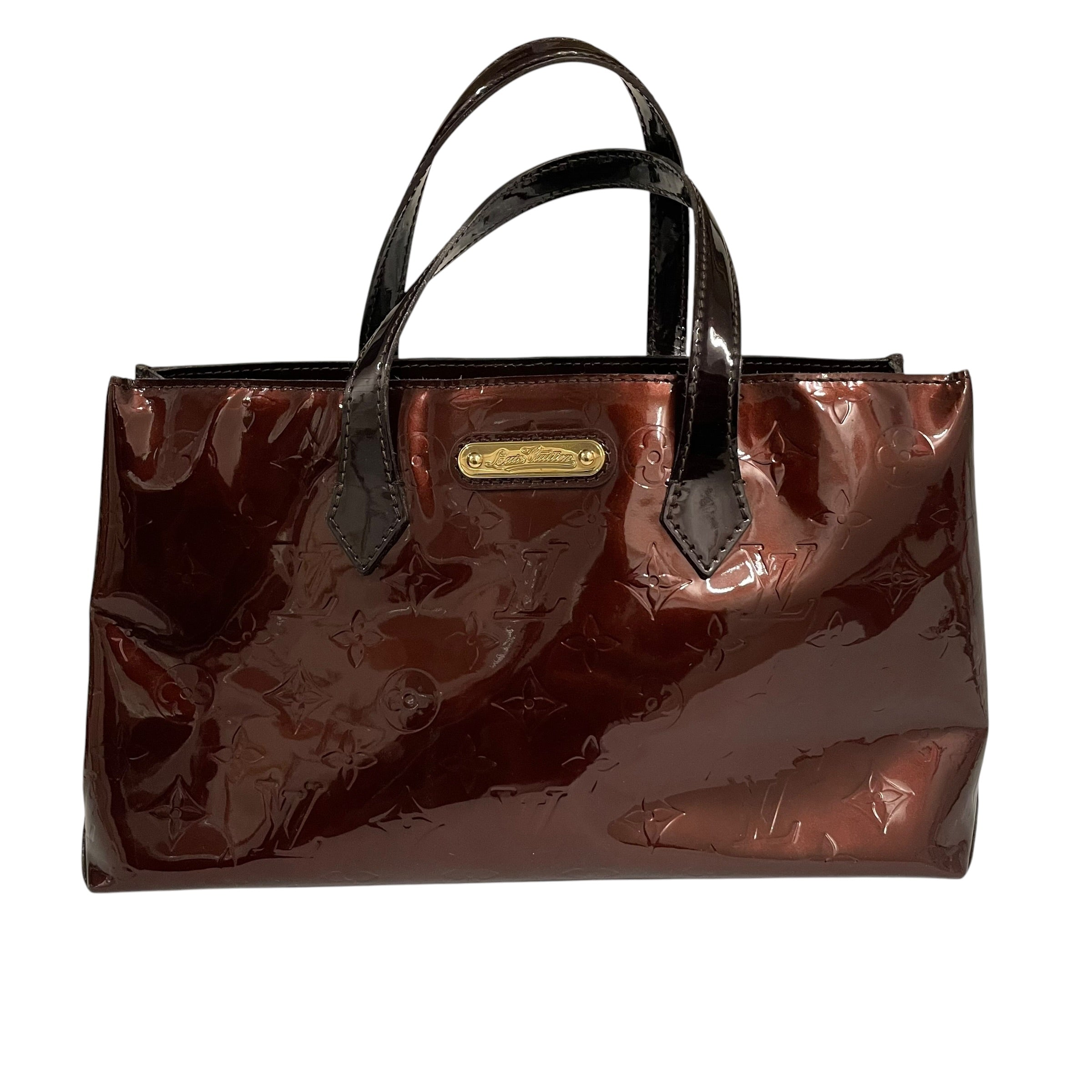 LOUIS VUITTON/Bag/Monogram/Leather/BRD/VERNIS WILSHIRE BAG/GOLD HARDW view 1