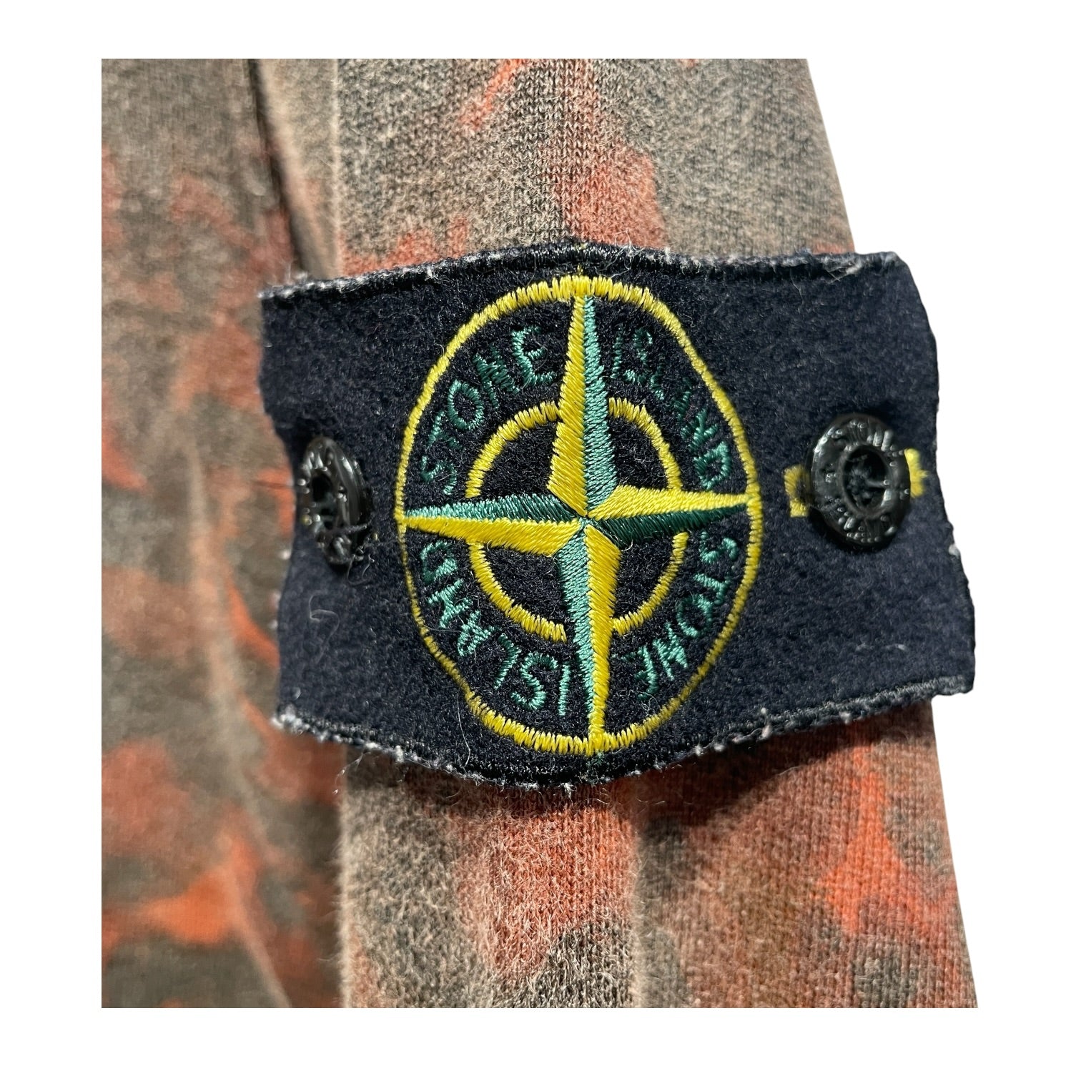 STONE ISLAND/Sweater/S/Camouflage/Cotton/ORN/FADED DARK ORANGE view 4