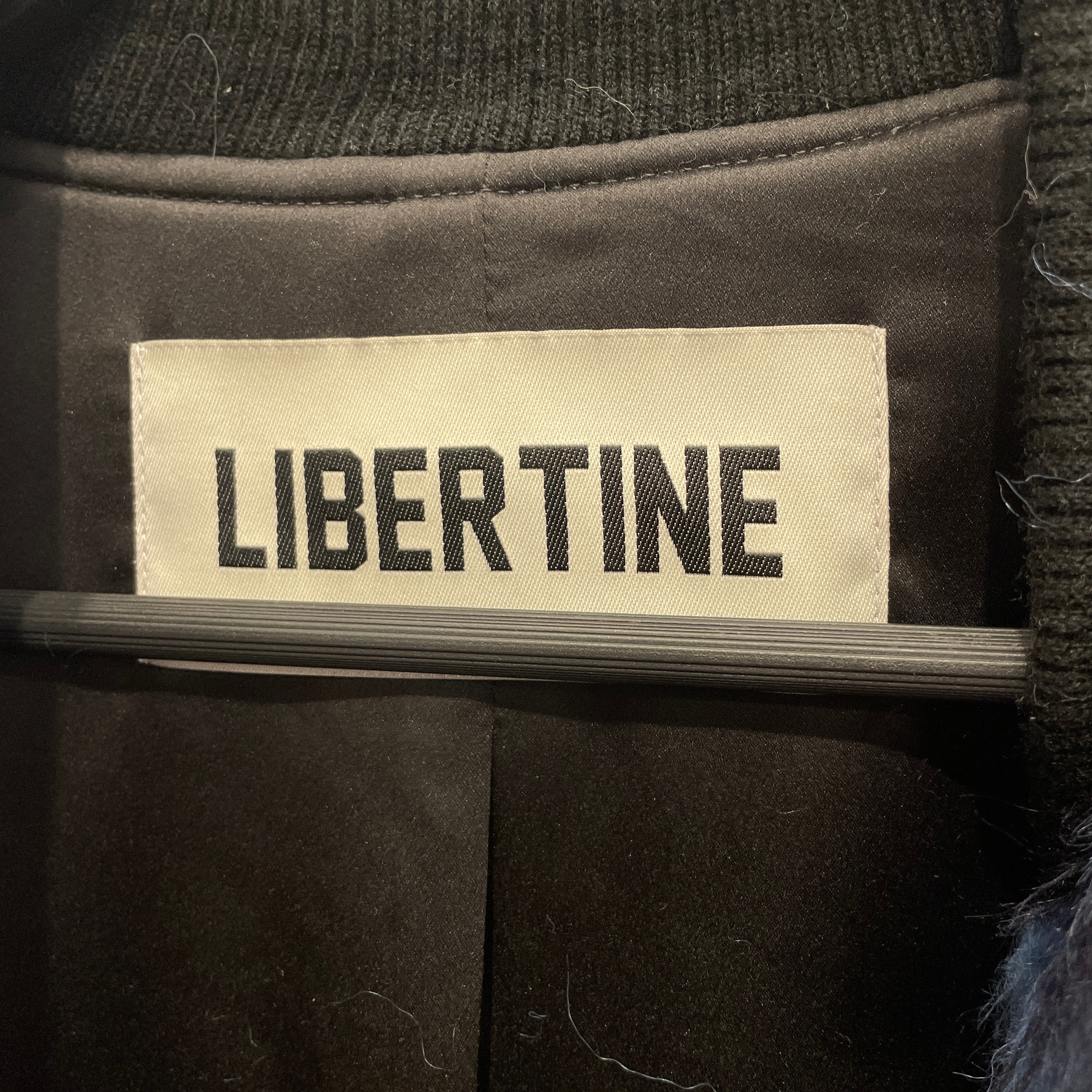Libertine/Flight Jkt/L/Fake Fur/BLU/Animal Pattern/LONDON LEOPARDO BOMBER view 3