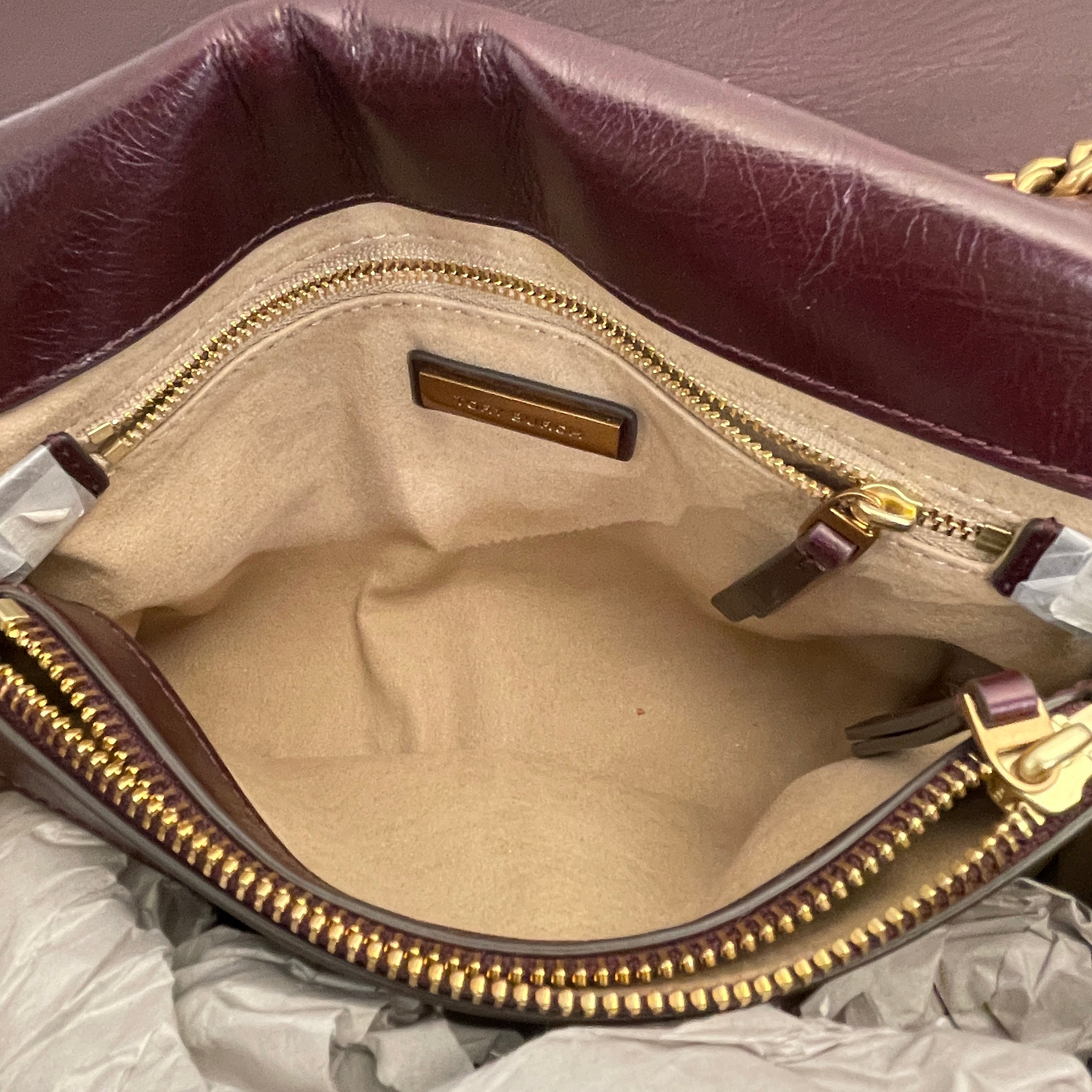 TORY BURCH/Hand Bag/Leather/BRD/kira chevron view 3