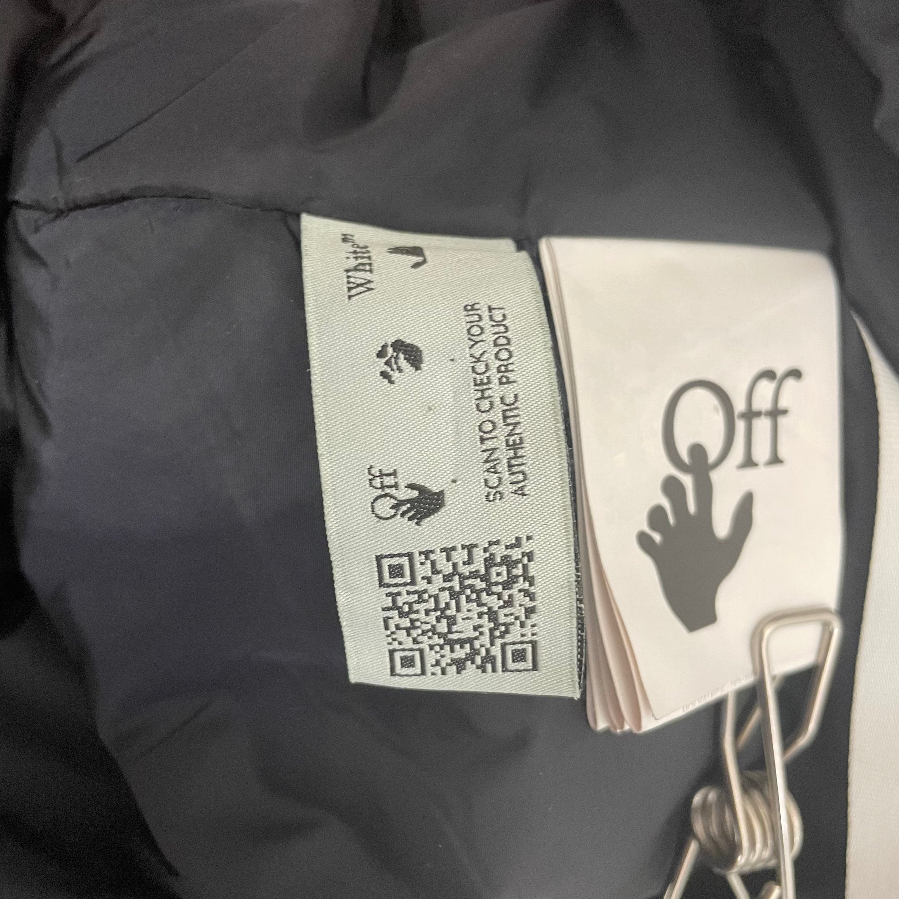 OFF-WHITE/Quilted Jkt/L/Cotton/RED/Plaid/OFF-WHITE PADDED PLAID JACKET view 5