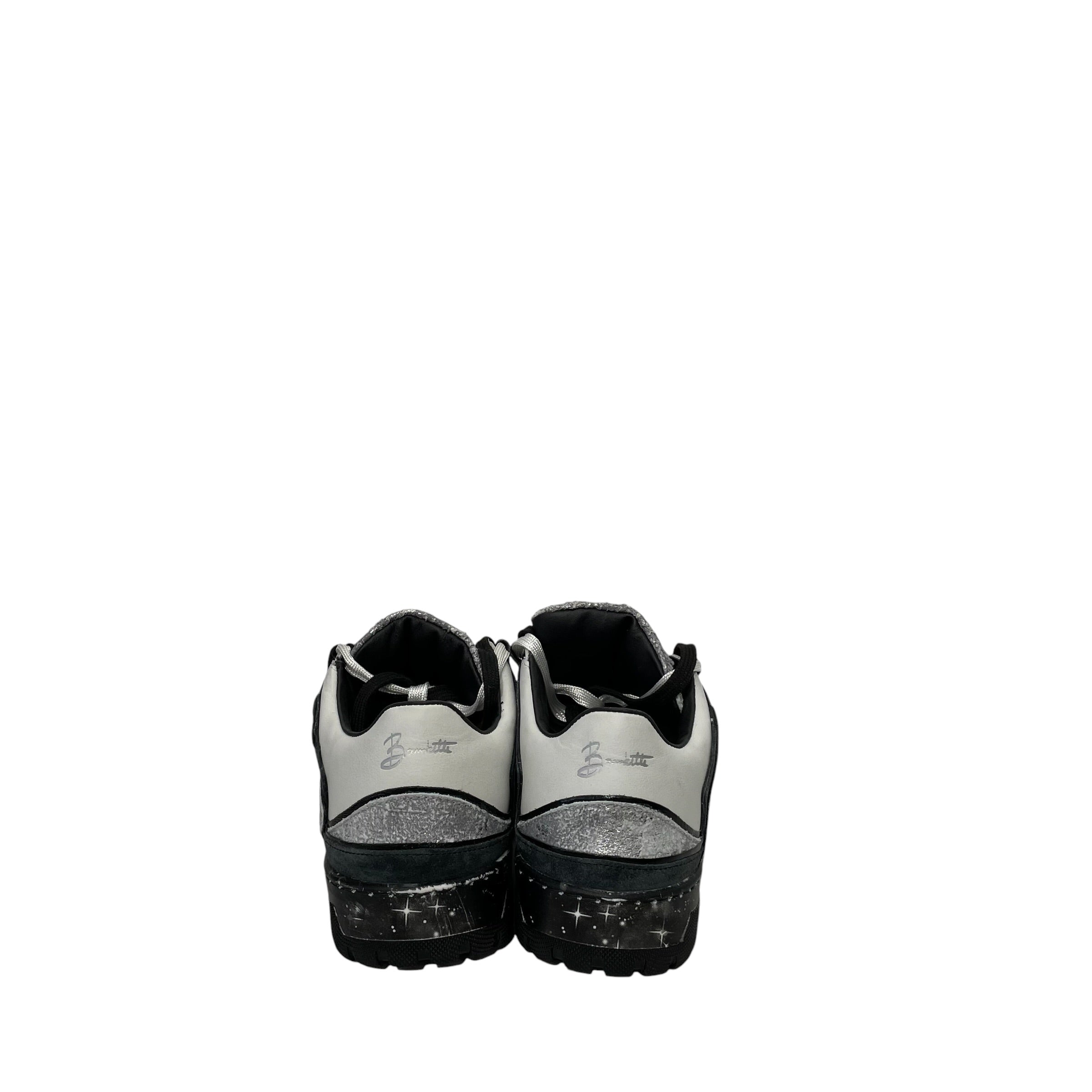 P448 GEORGE/Low-Sneakers/US 7.5/All Over Print/WHT/ view 3