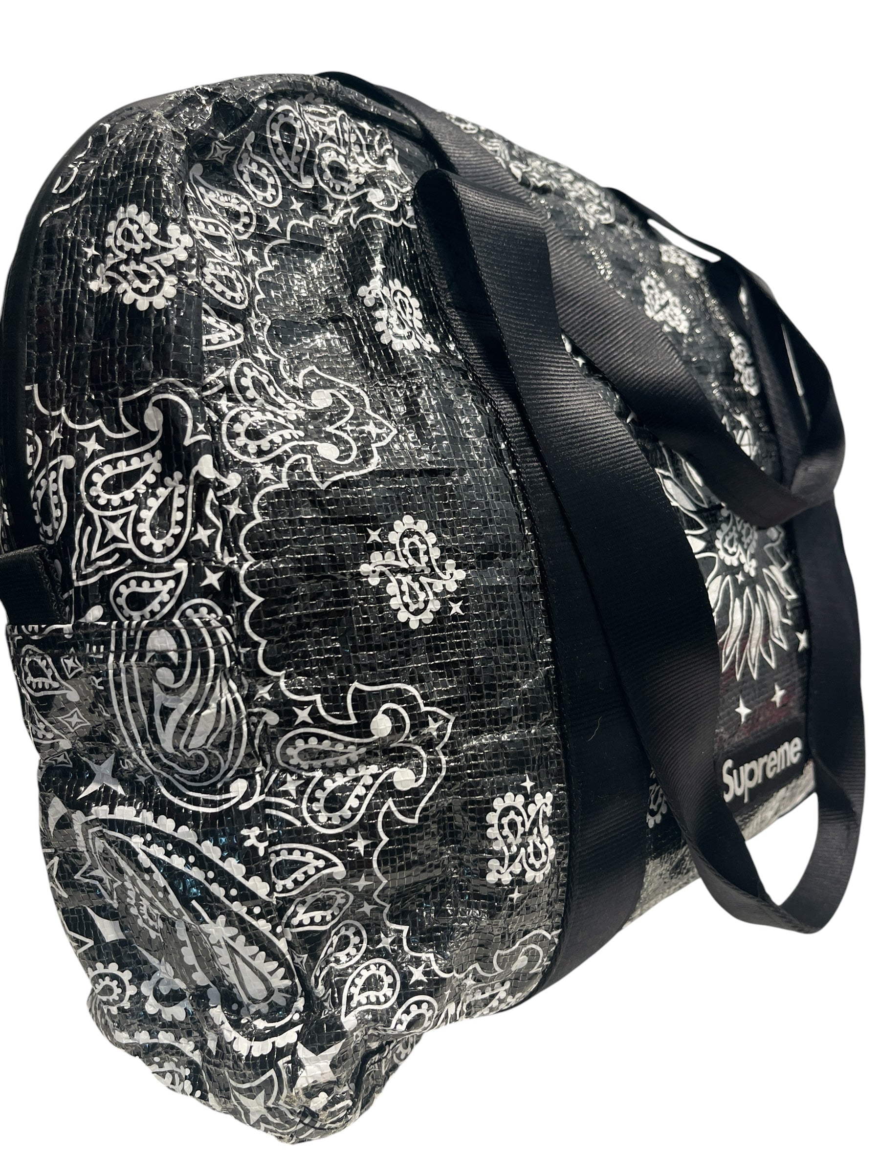 Supreme/Tote Bag/Floral Pattern/Polyester/BLK/cowboy print view 3