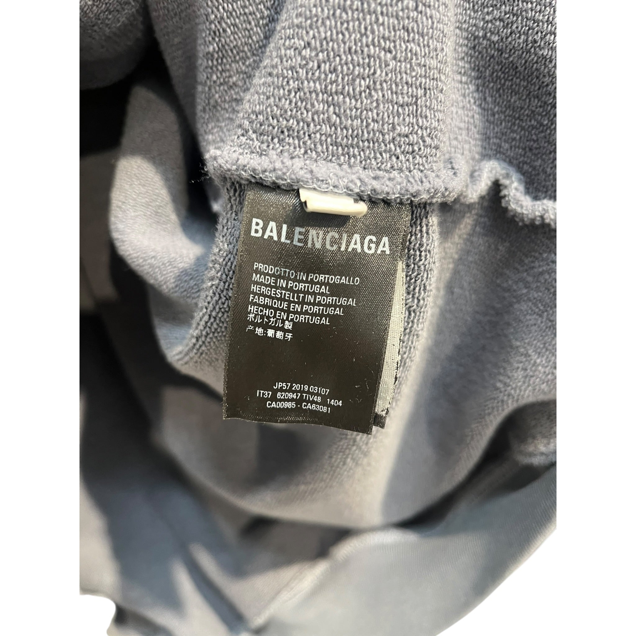 BALENCIAGA/Hoodie/XS/Graphic/Cotton/GRY/Oversize/PEOPLE view 4