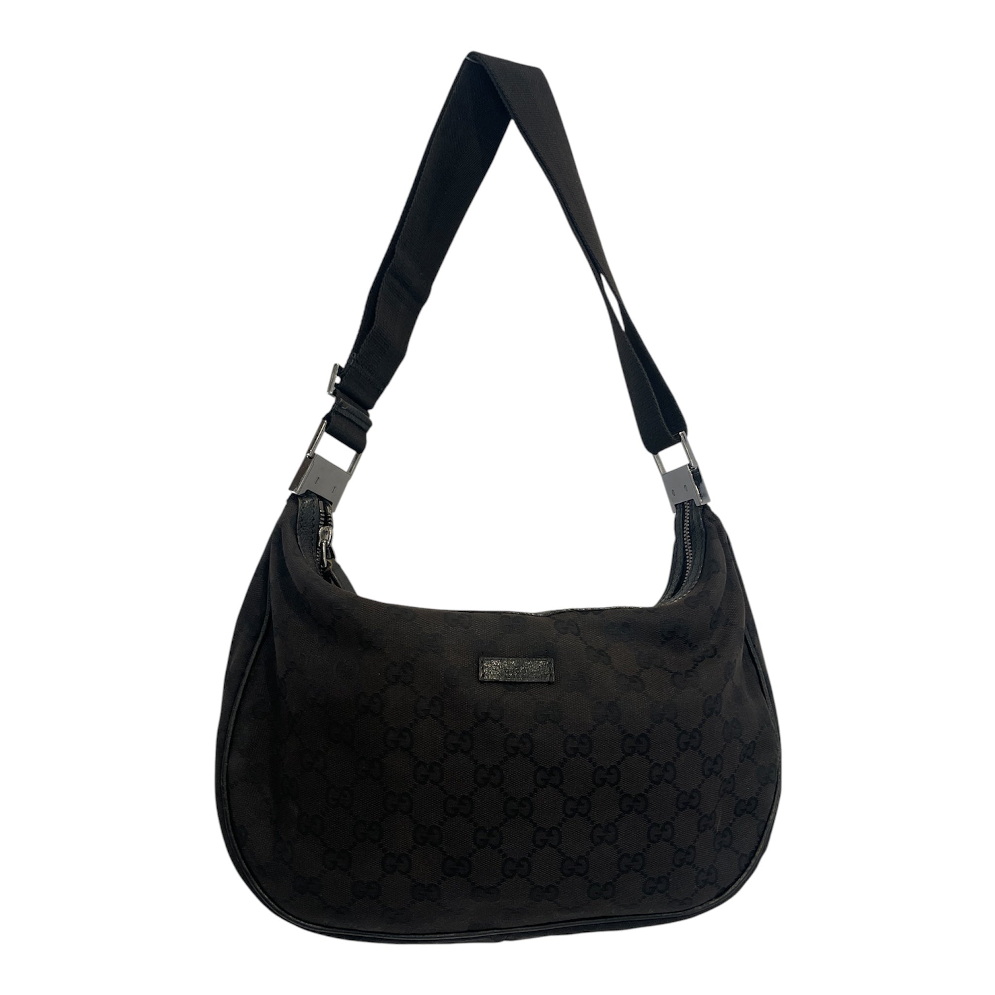 GUCCI/Hand Bag/Monogram/Cotton/BLK/W6CDXKR view 1