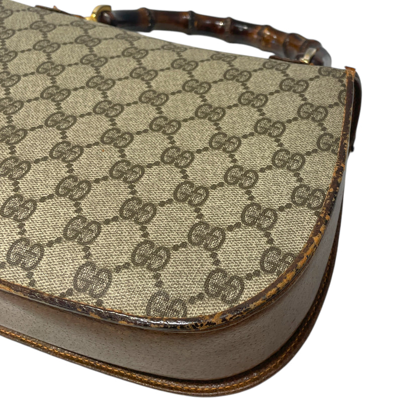 GUCCI/Hand Bag/OS/Monogram/Cotton/MLT/Bamboo Handel