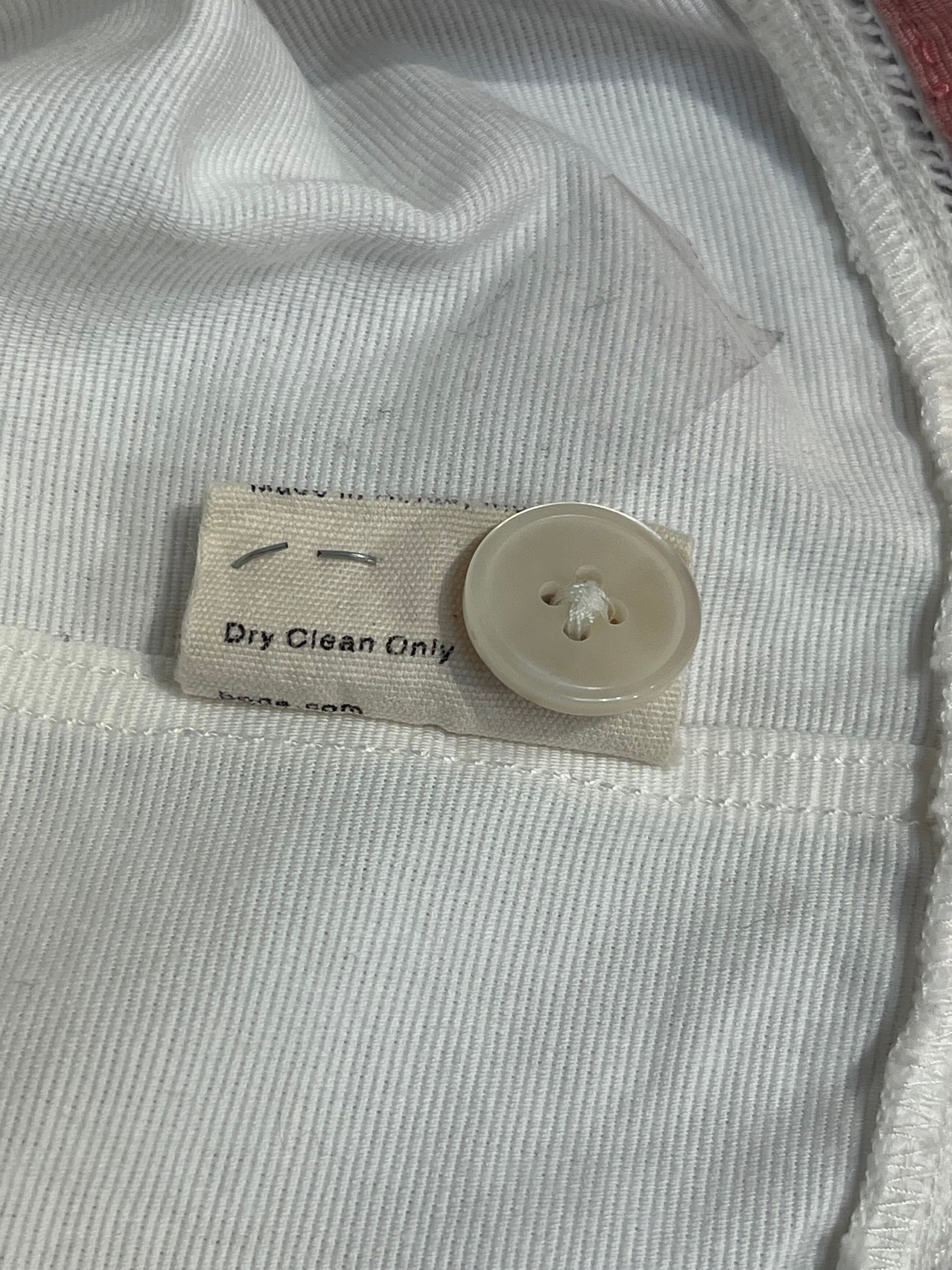 BODE/SS Shirt/S/Cotton/WHT/PINK DETAIL SS SHIRT view 9