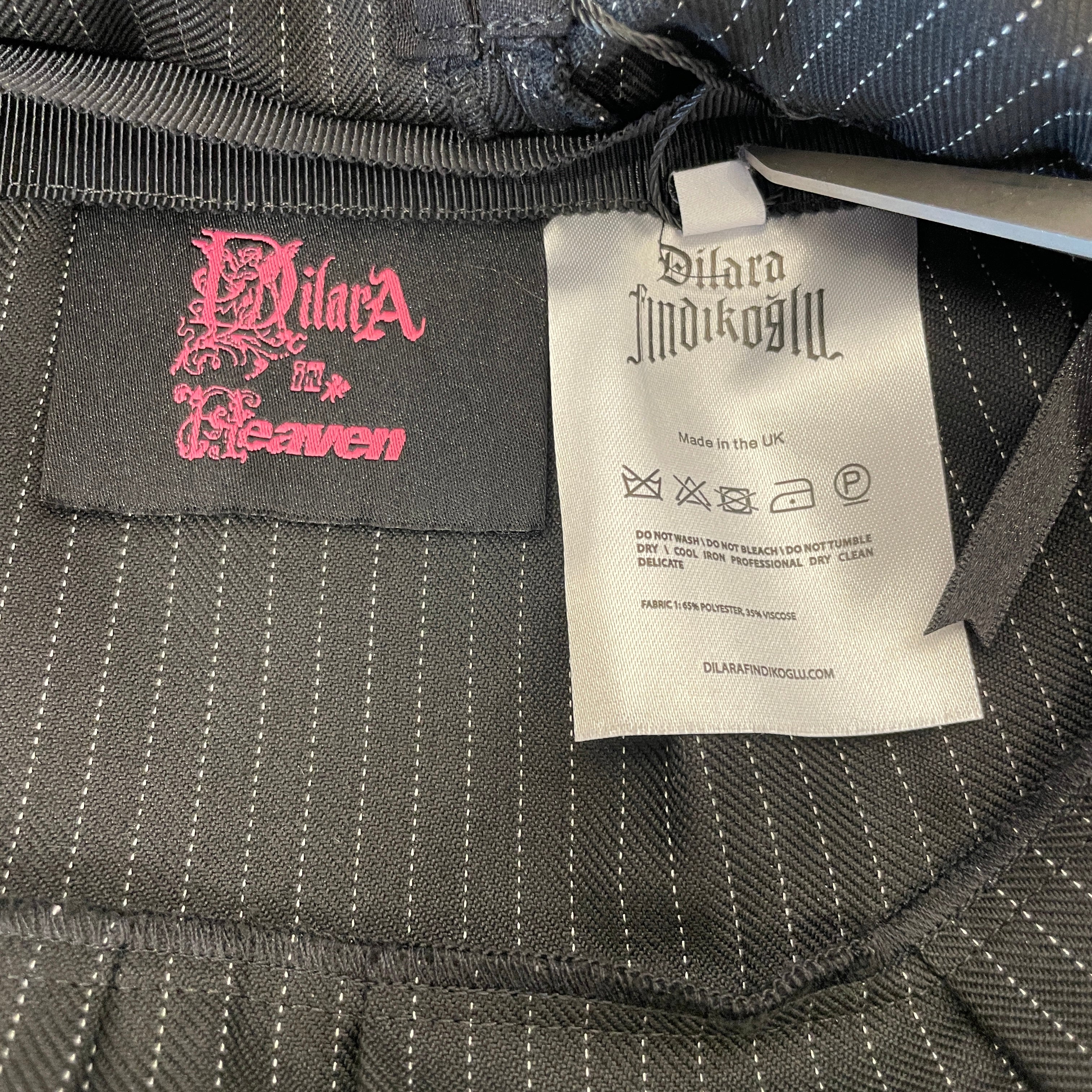 DILARA/Heaven By Marc Jacobs/Skirt/M/Stripe/Polyester/BLK/ view 4