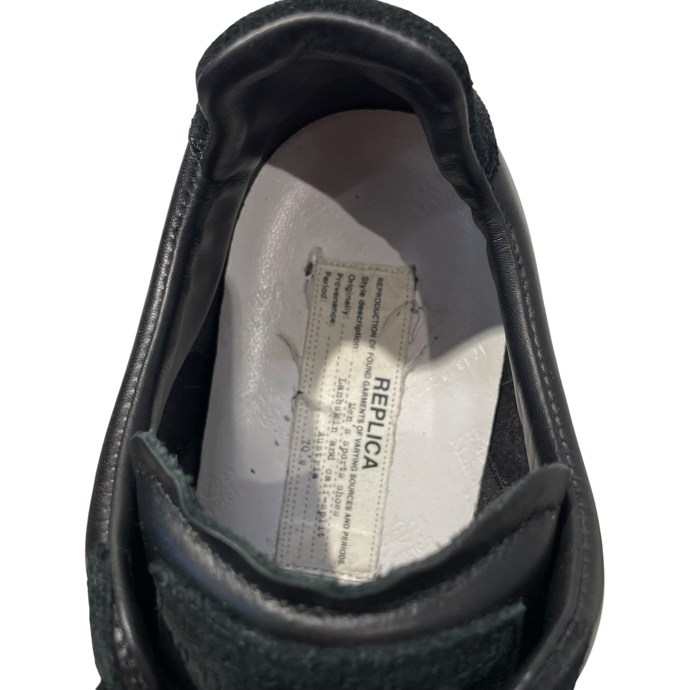 Maison Margiela/Low-Sneakers/EU 41/Leather/BLK/ view 3