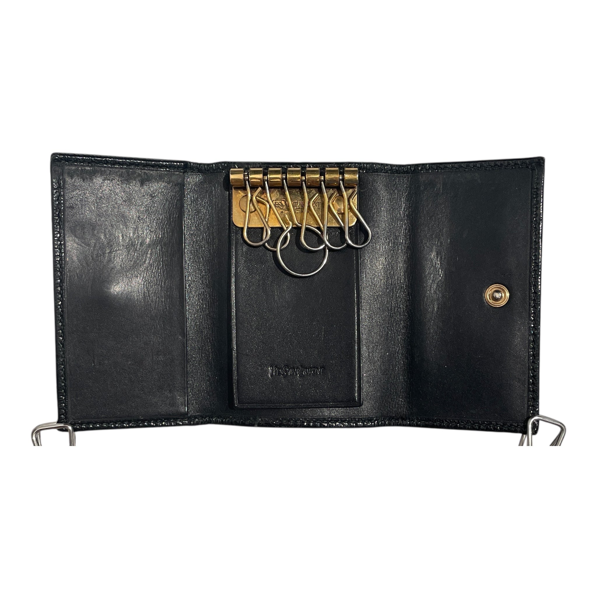 YVES SAINT LAURENT rive gauche/Bifold Wallet/BLK/ view 3