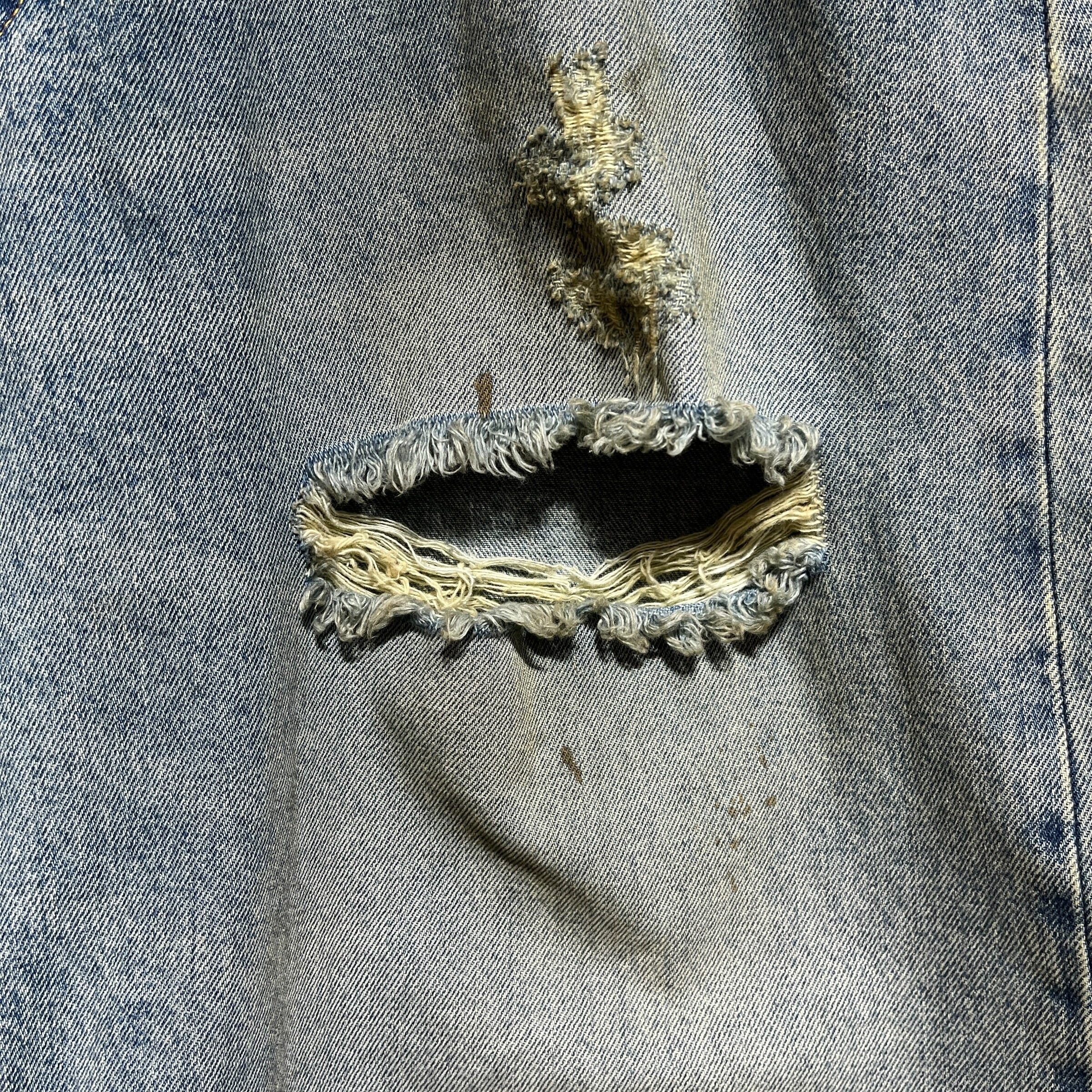 424(FourTwoFour)/Shorts/50/Cotton/IDG/ACID WASH JORTS view 4