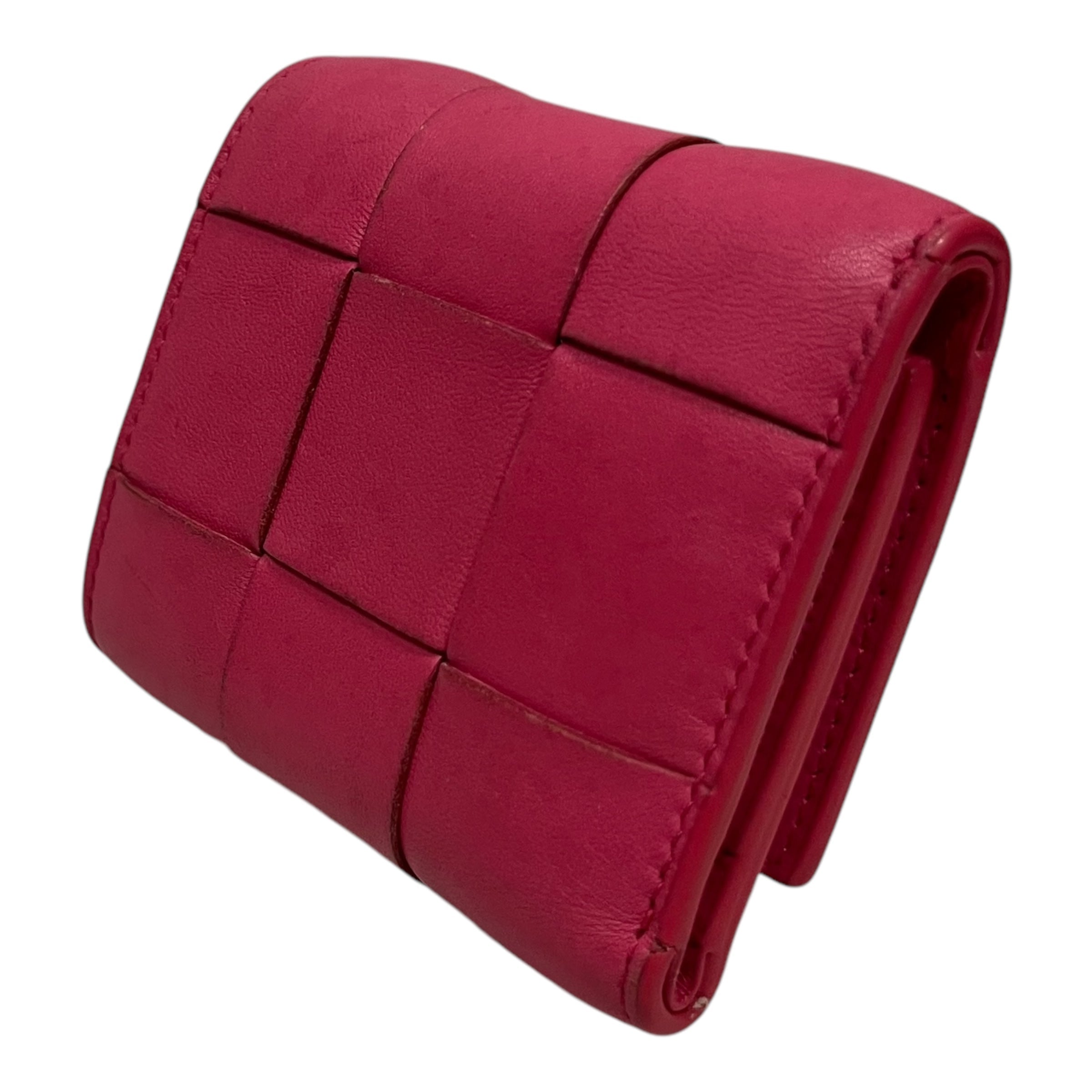 BOTTEGA VENETA/Trifold Wallet/Leather/PNK/ view 2