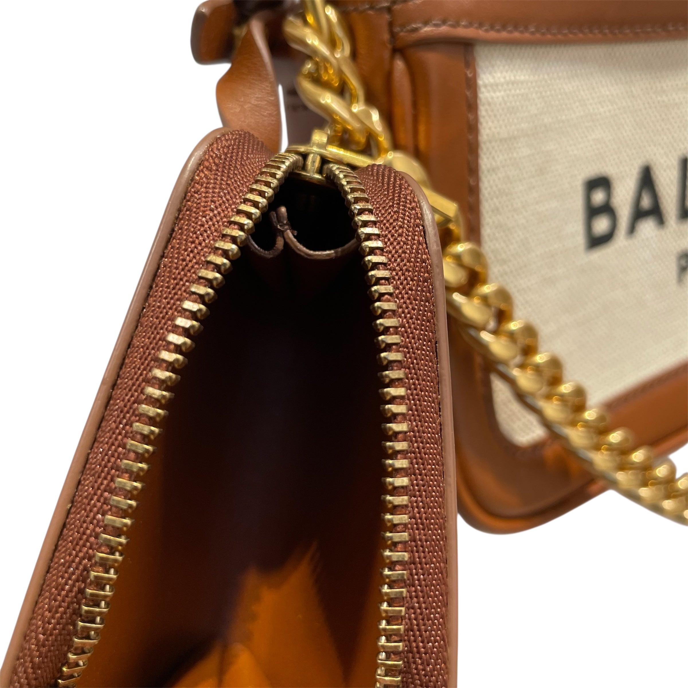BALMAIN/Hand Bag/Leather/KHK/ view 5