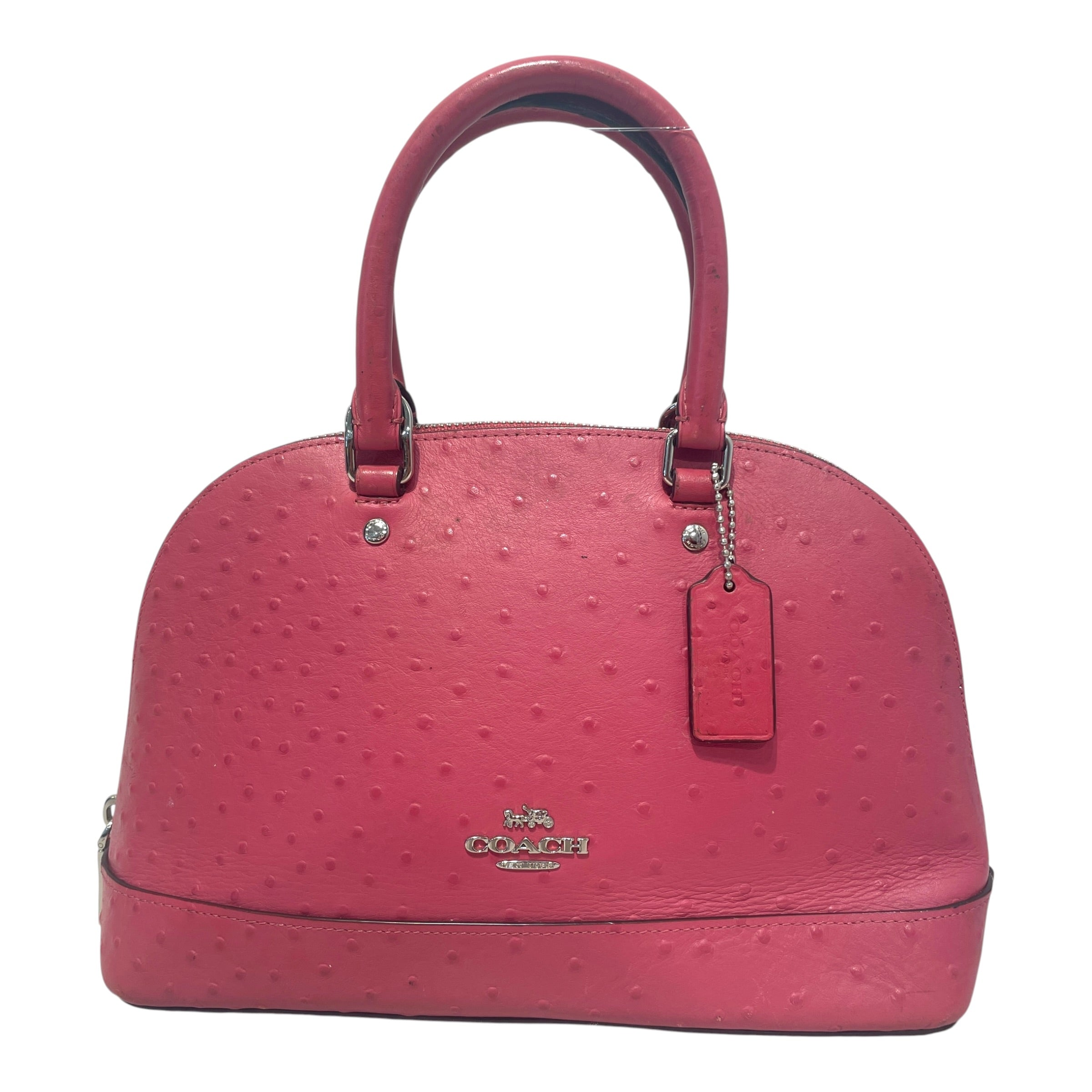 COACH/Bag/Leather/PNK/Ostritch Sierra Bag view 1