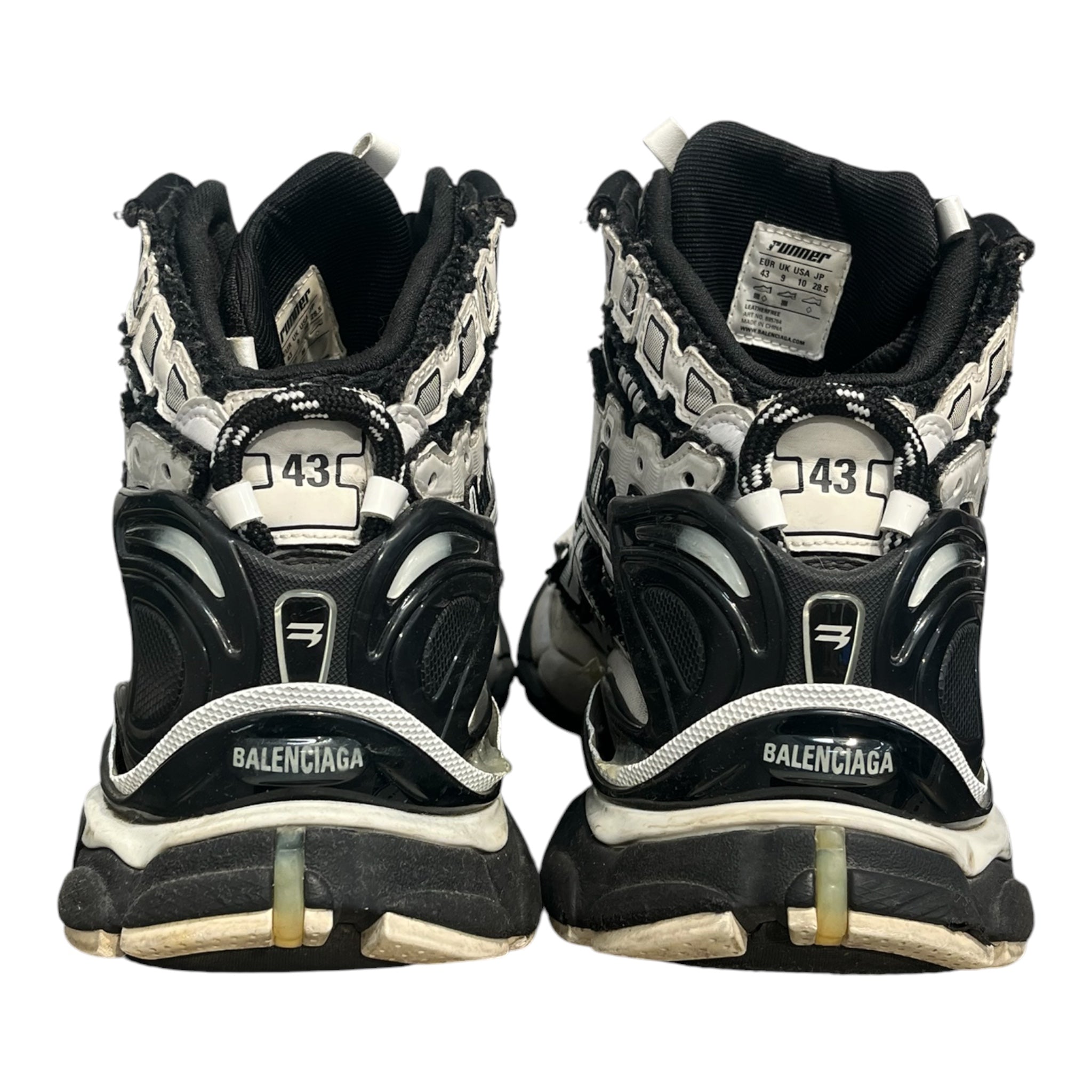 BALENCIAGA/Hi-Sneakers/EU 43/BLK/chunkyu sole with glue view 5