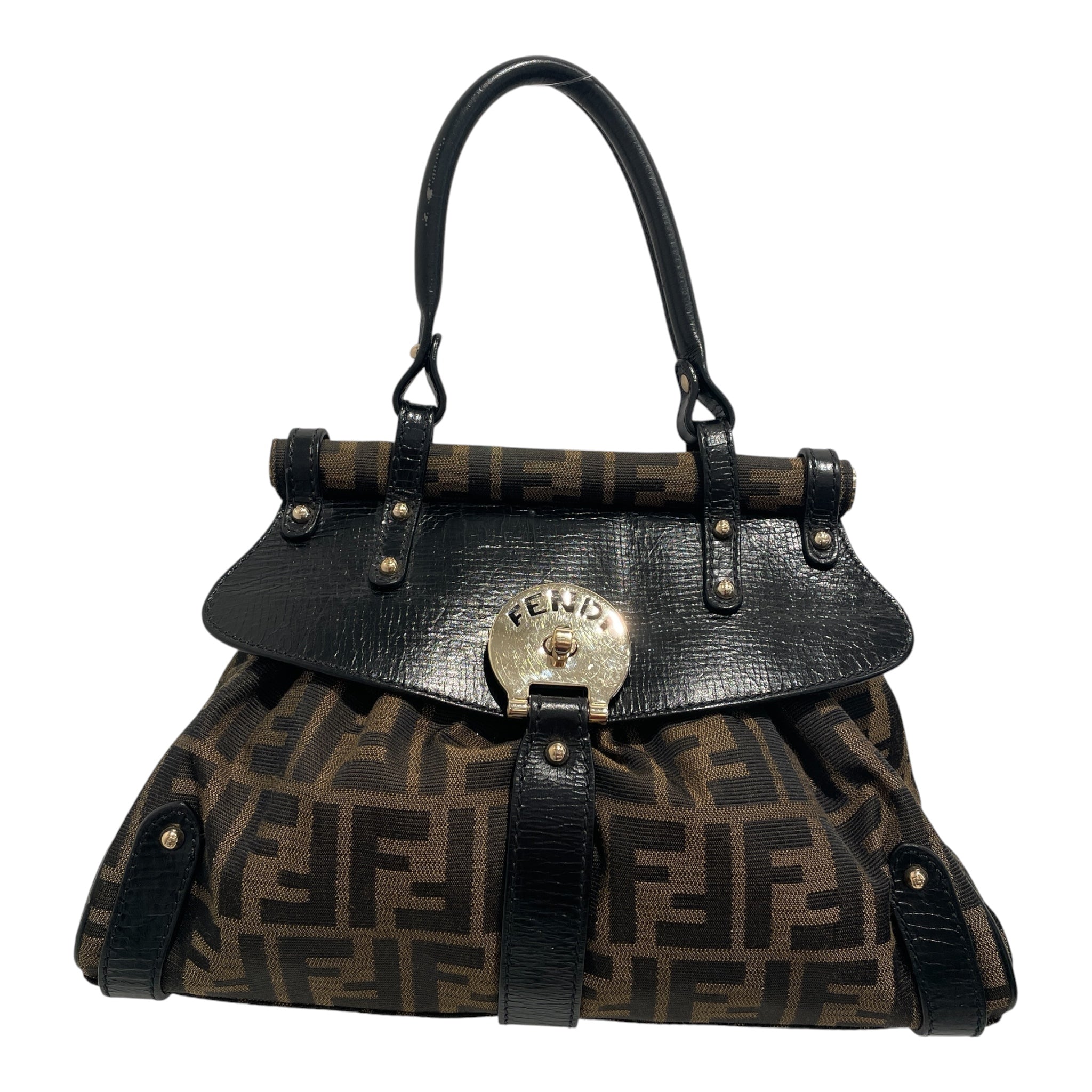 FENDI/Hand Bag/Monogram/Cotton/CML/Zucca FF Magic view 1