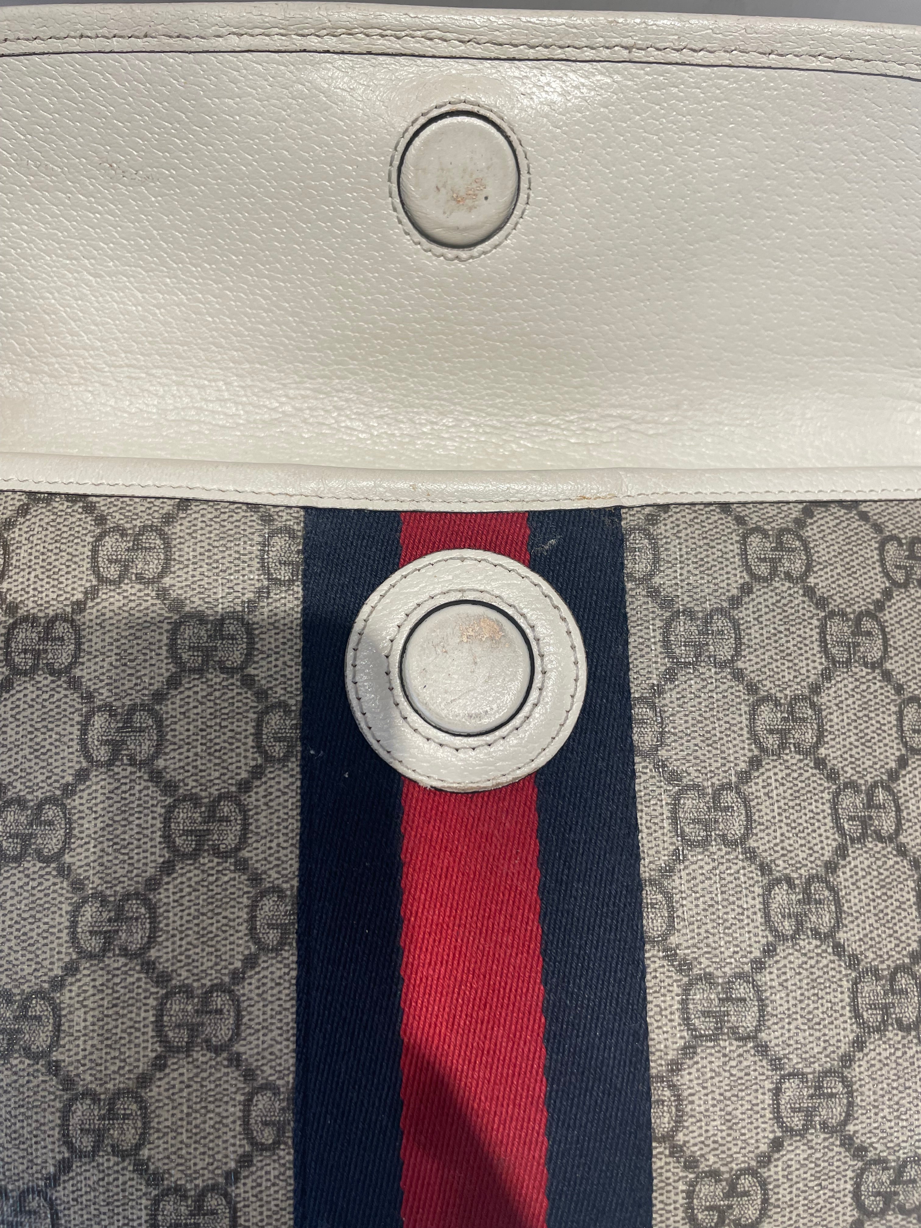 GUCCI/Bag/Monogram/Leather/WHT/ophidia GG belt bag view 5