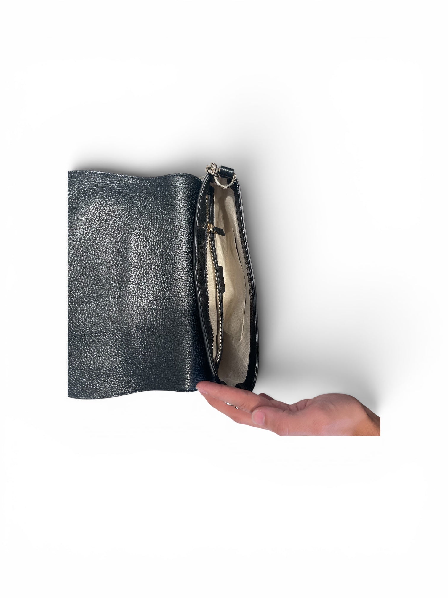 GUCCI/Cross Body Bag/Leather/BLK/Soho Chain Flap view 4