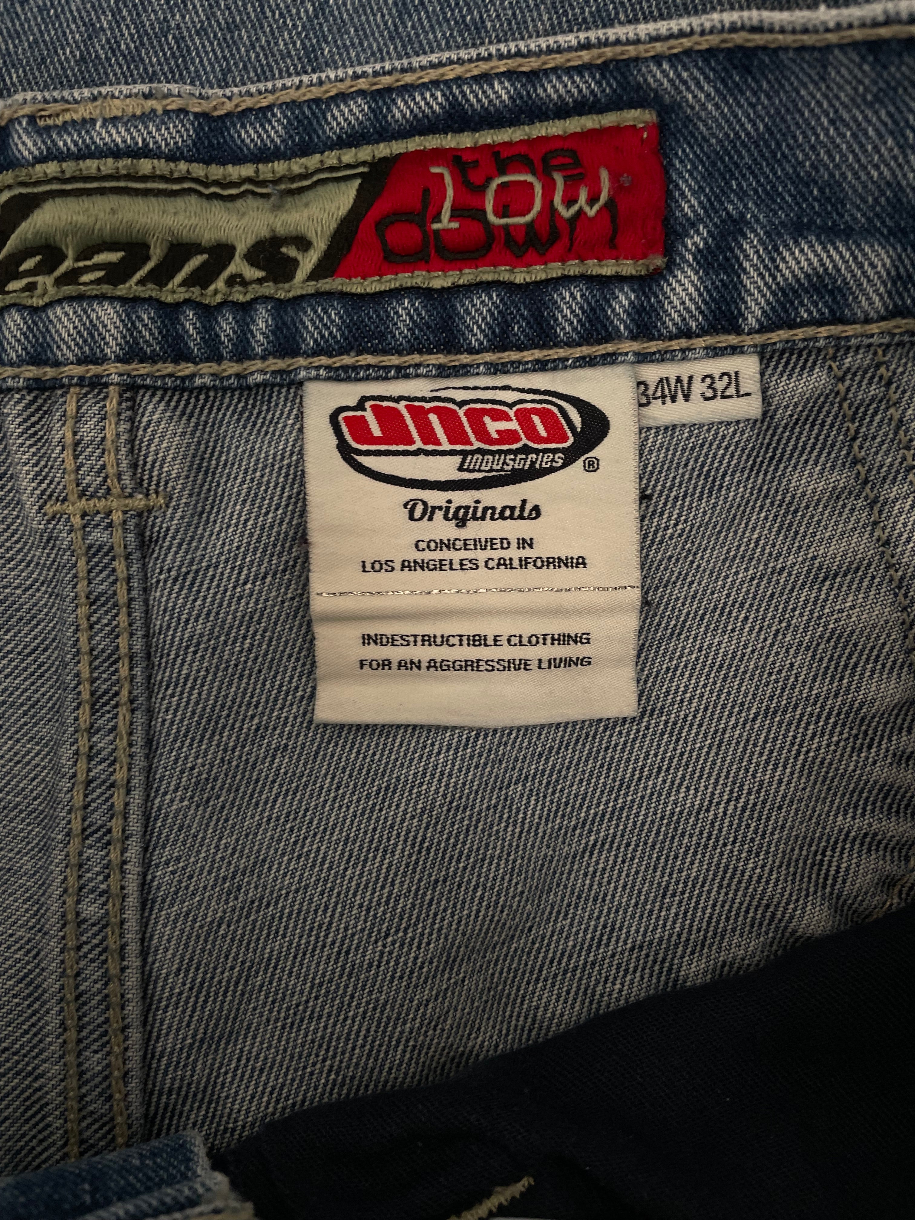 JNCO/Pants/34/Denim/BLU/Crown Spellout view 3