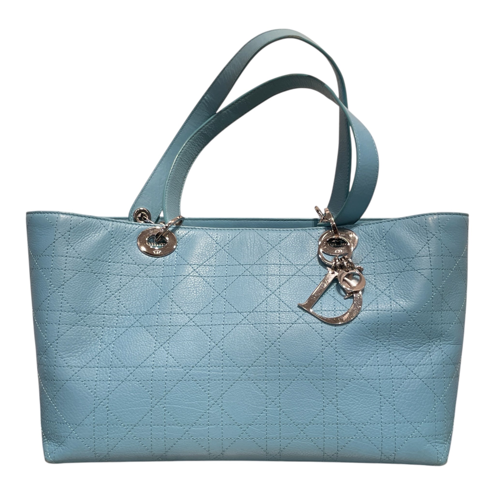 Christian Dior/Hand Bag/Leather/BLU/CANAGE view 1