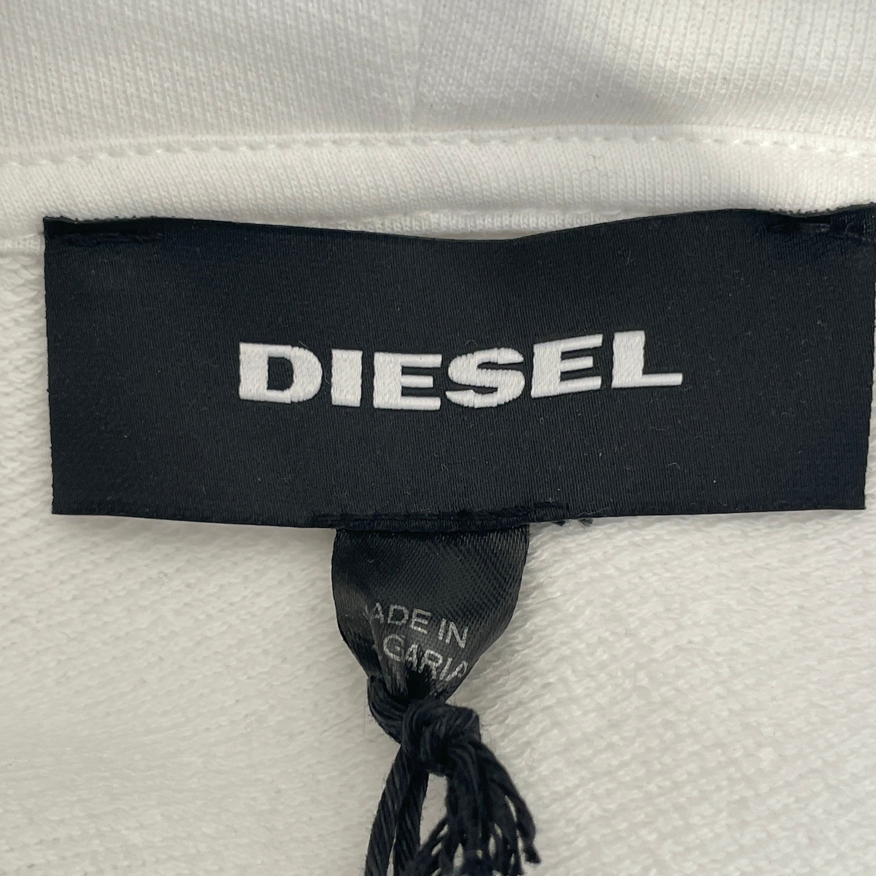 DIESEL/Hoodie/XXL/Graphic/Cotton/WHT/COSMIC BODIES HOODIE view 3