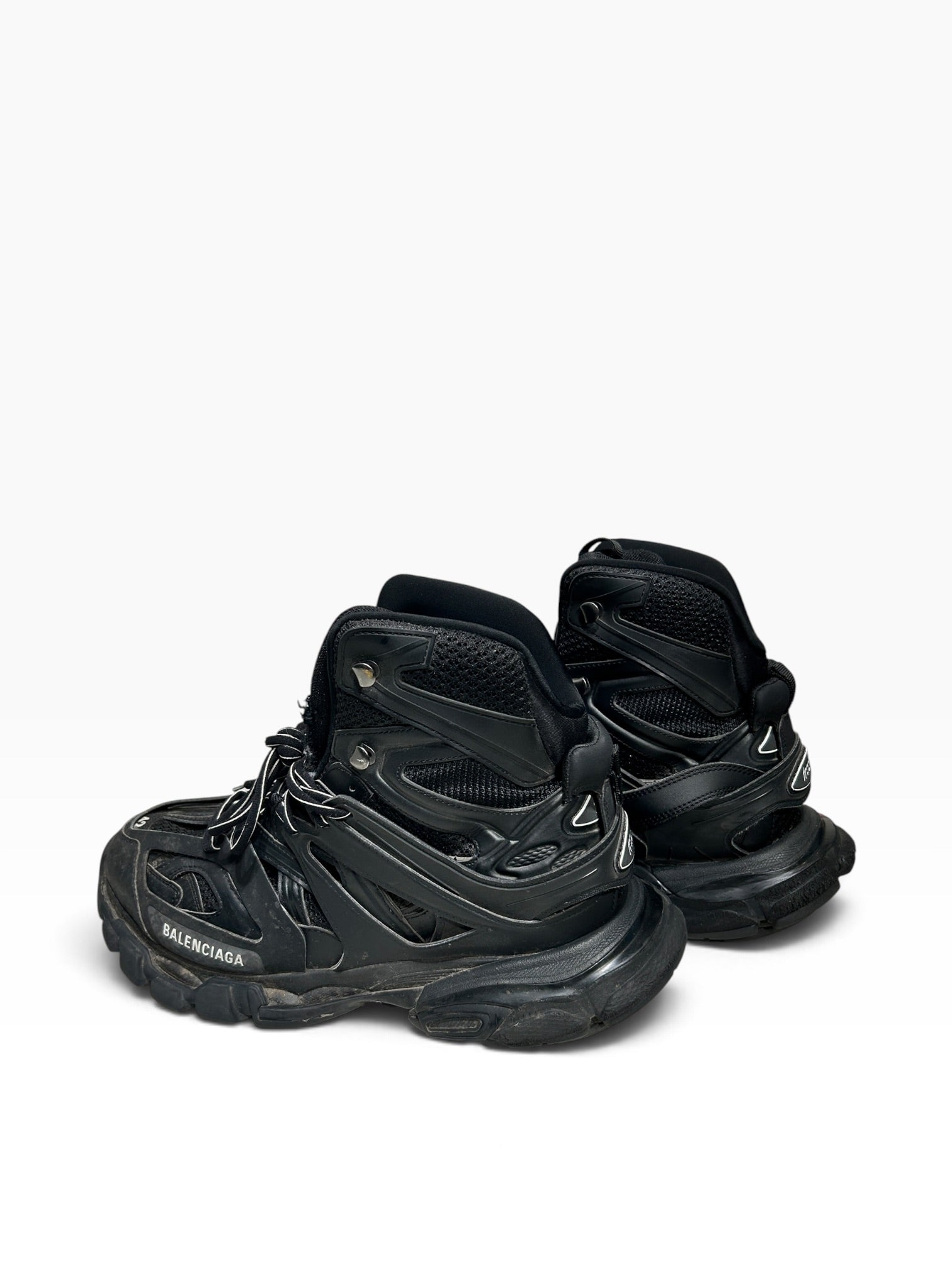 BALENCIAGA/Hi-Sneakers/US 9/Cotton/BLK/TRACK HIGH view 2