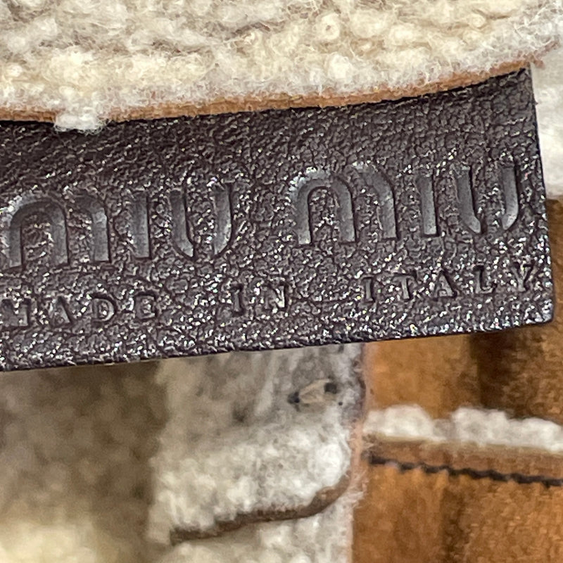 MIU MIU/Hand Bag/OS/Suede/CML/
