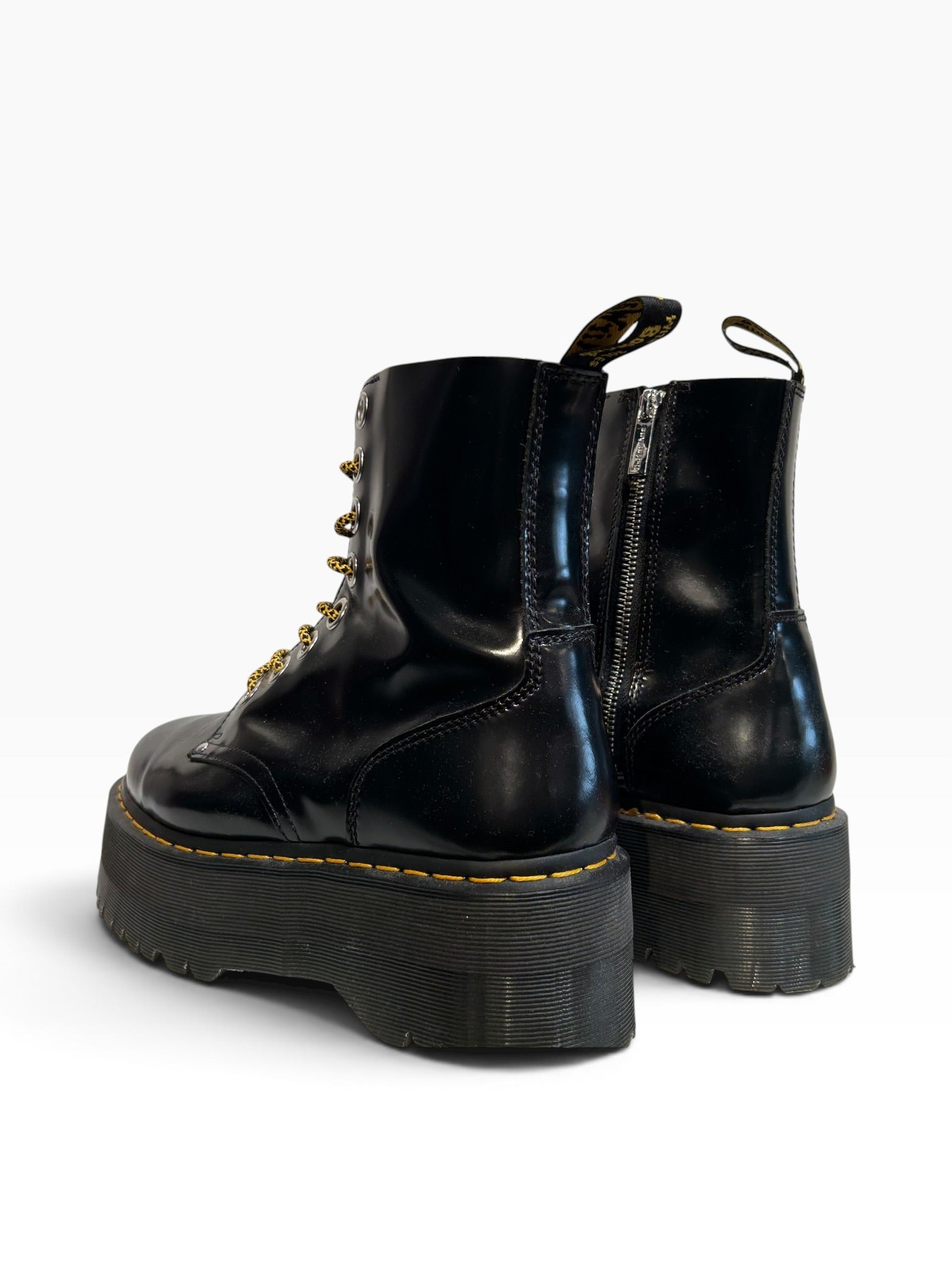 Dr.Martens/Lace Up Boots/US 10/Animal Pattern/BLK/Buzz 5-Eye  Animal Print view 2