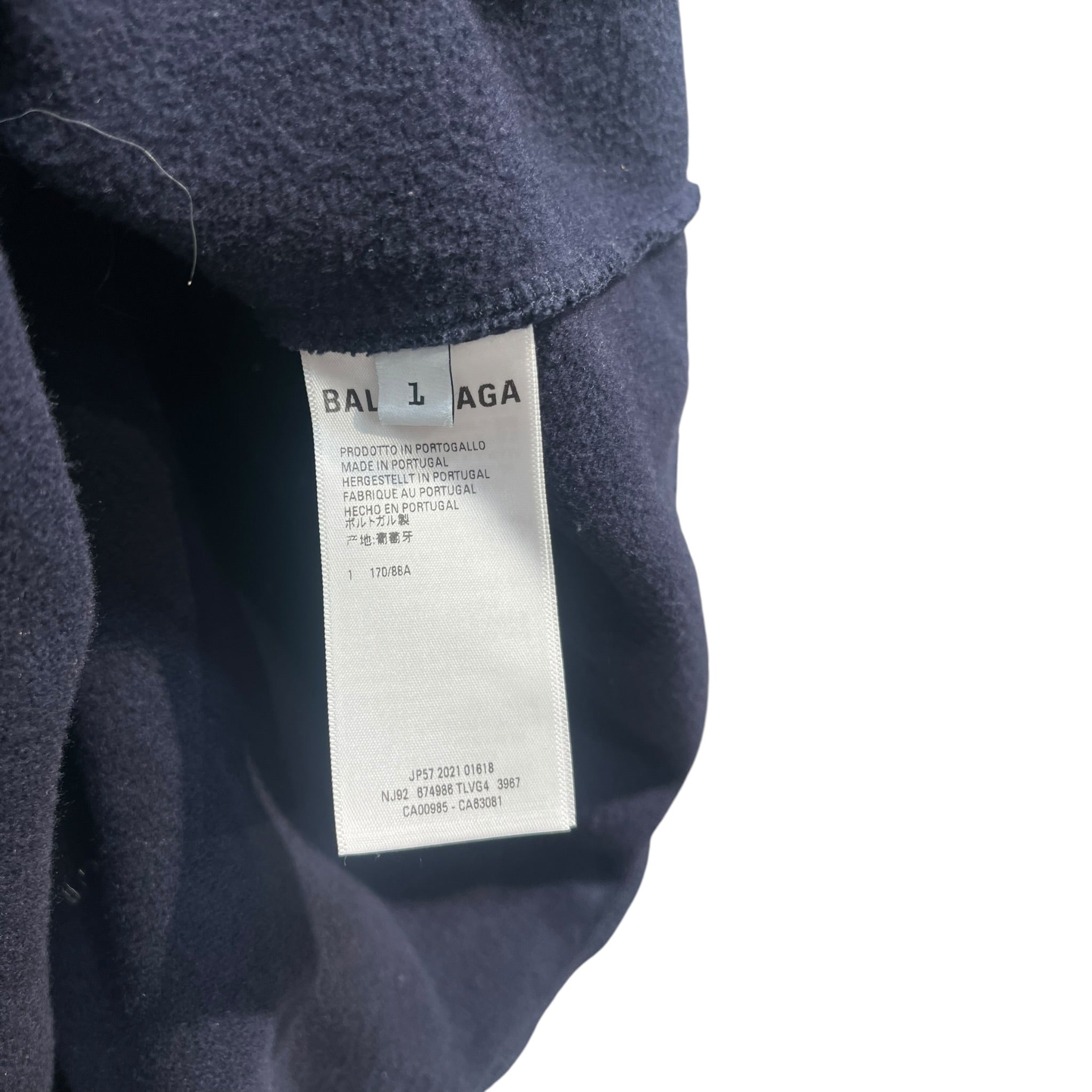 BALENCIAGA/Hoodie/L/Graphic/Cotton/GRY/Oversize/NO COMMENT view 3
