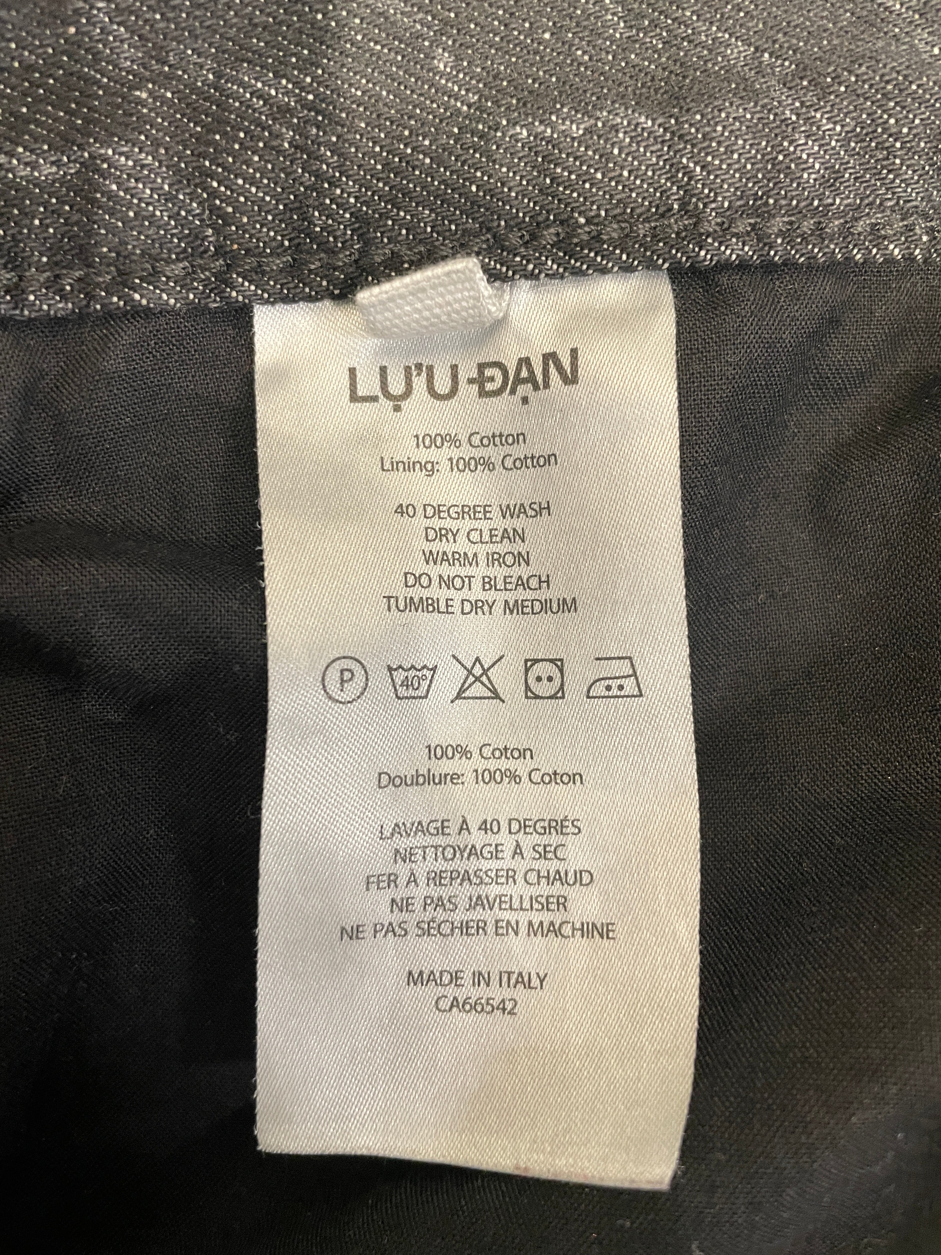 LUU DAN/Pants/38/Cotton/BLK/ view 4