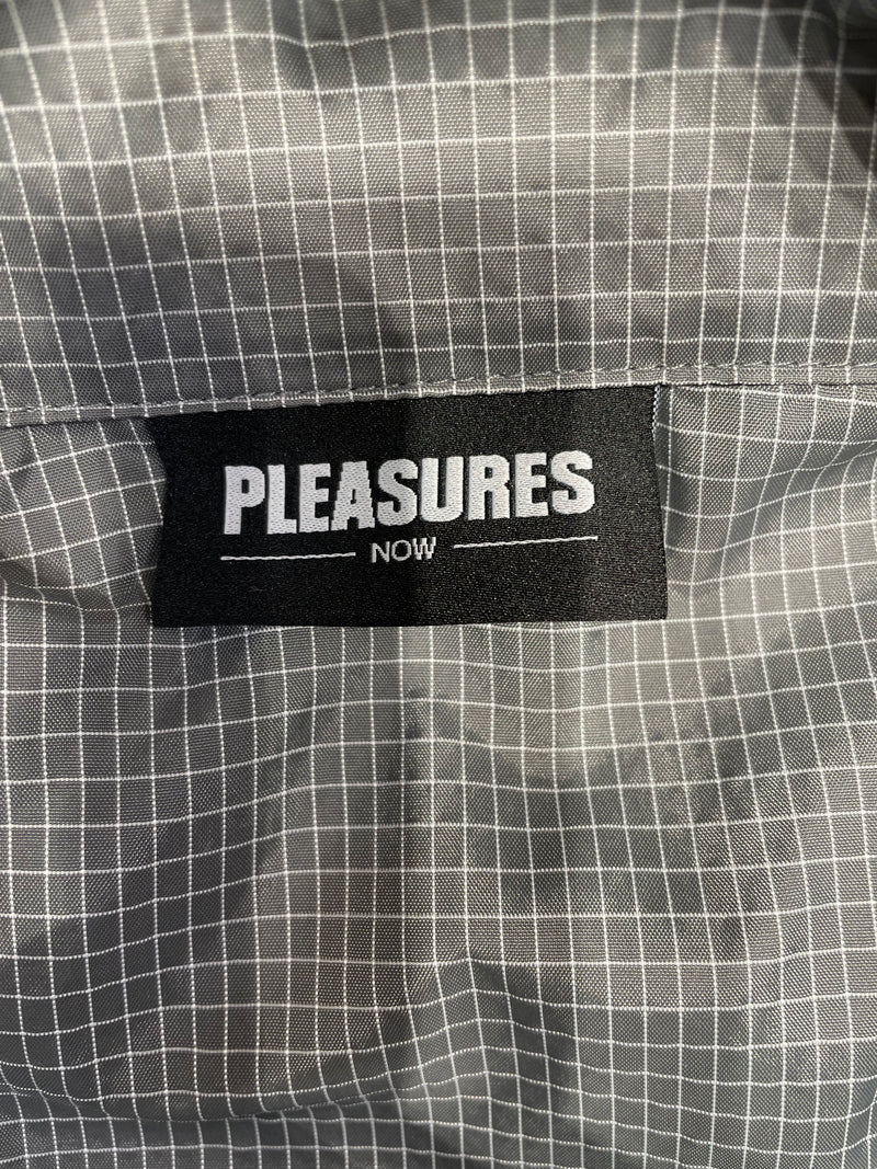 Pleasures/Windbreaker/M/Nylon/GRY/Plaid/low