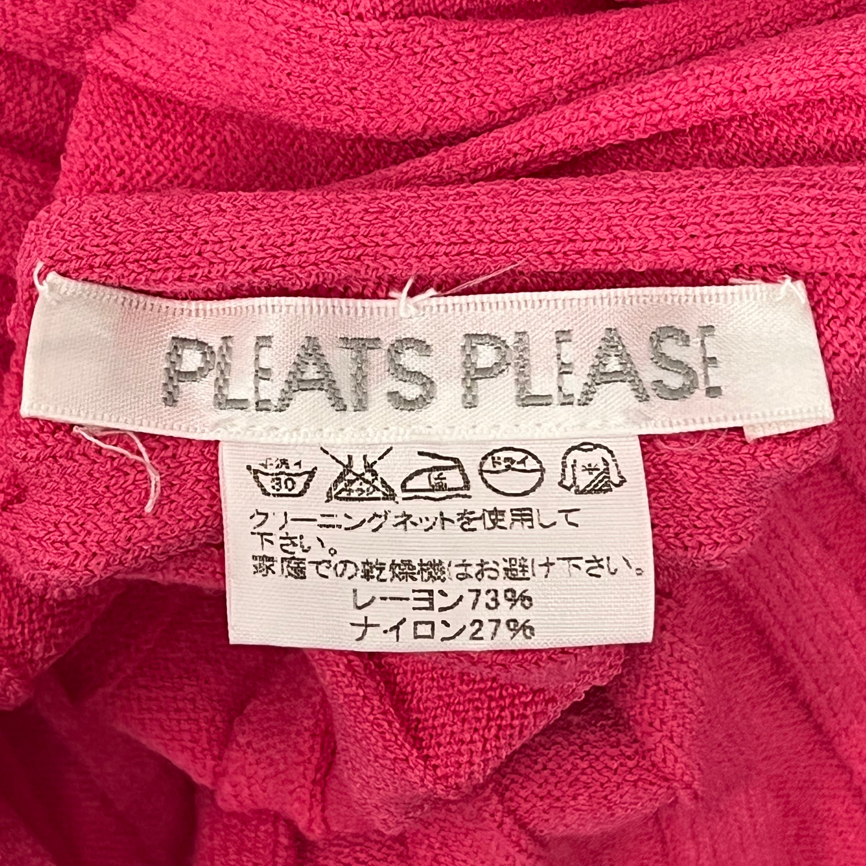 PLEATS PLEASE ISSEY MIYAKE/Sweater/Cotton/MLT/GRN BRN PNK BOAT NECK view 3