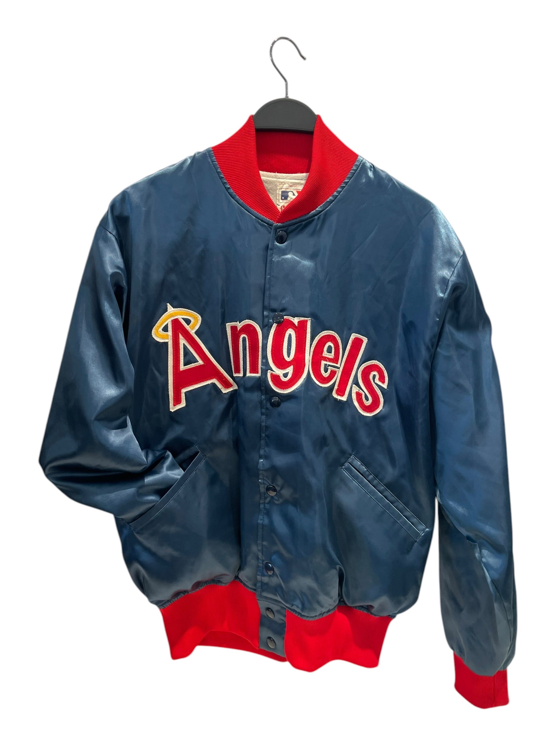 MLB/Baseball Jkt/L/Nylon/BLU/Angels Bomber view 6