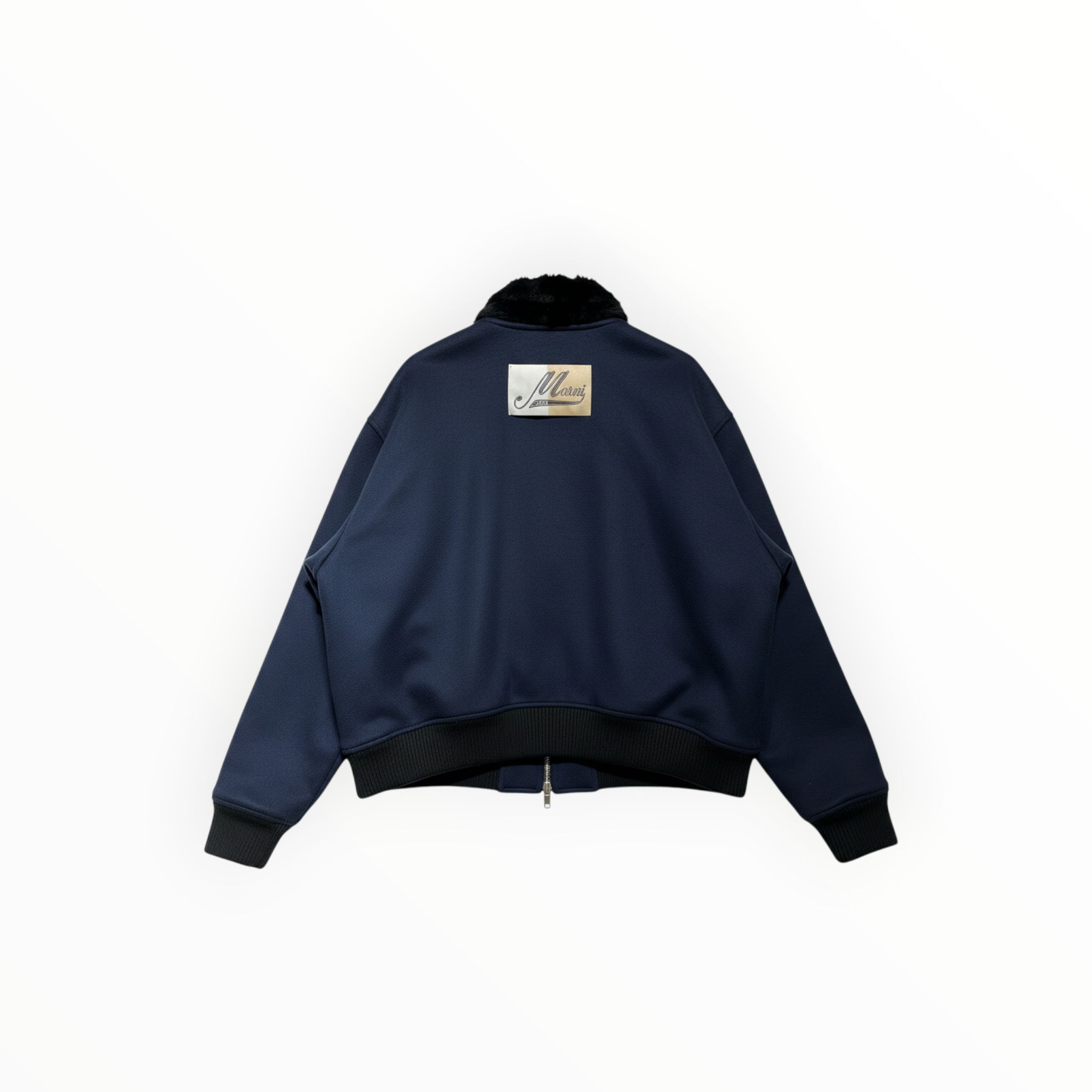 MARIN/Jacket/46/Cotton/NVY/FUR COLLAR BLK view 2
